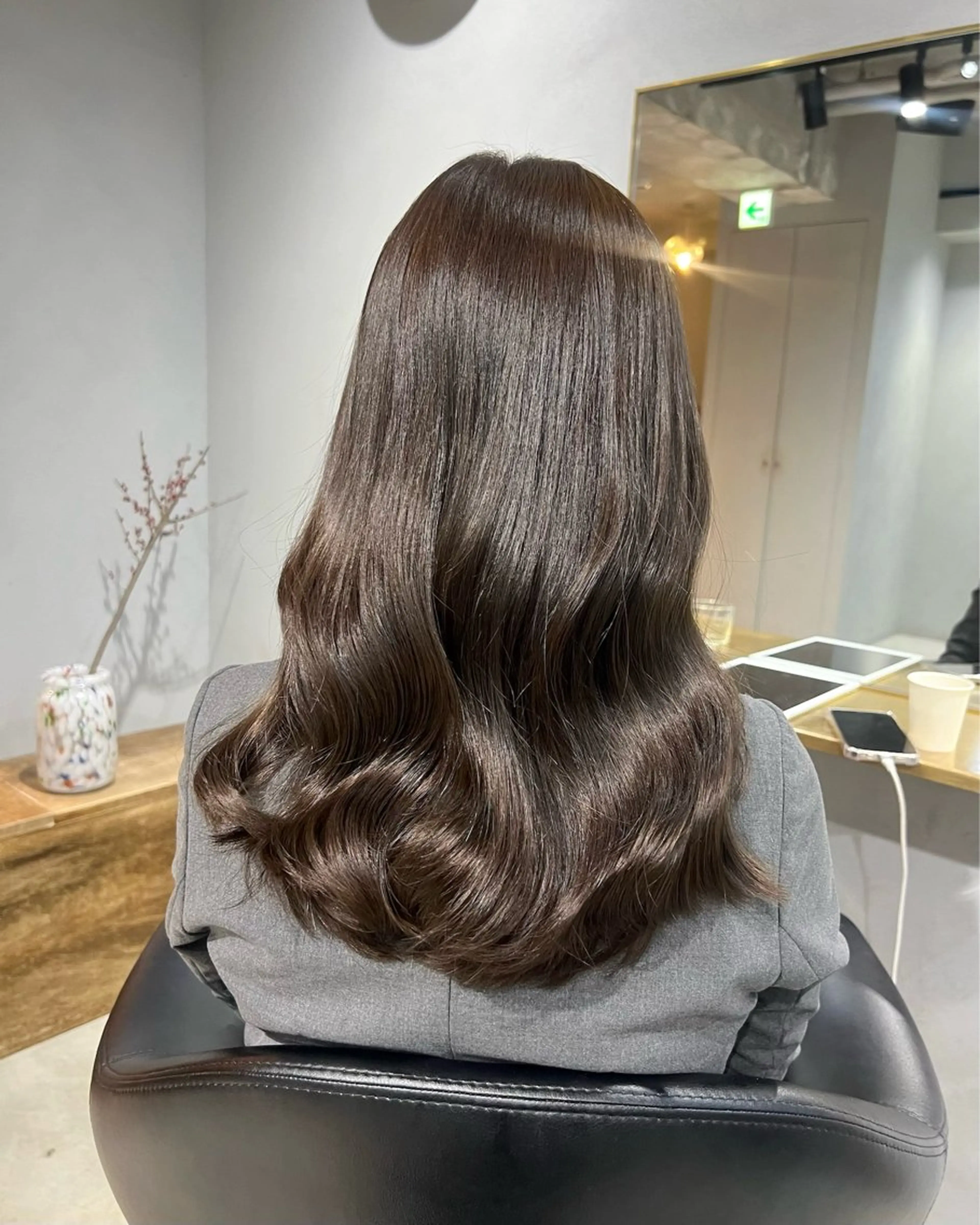 セミロング カラー カット ヘアカラー トリートメント akane/ボブ /ブラウンベージュのヘアスタイル