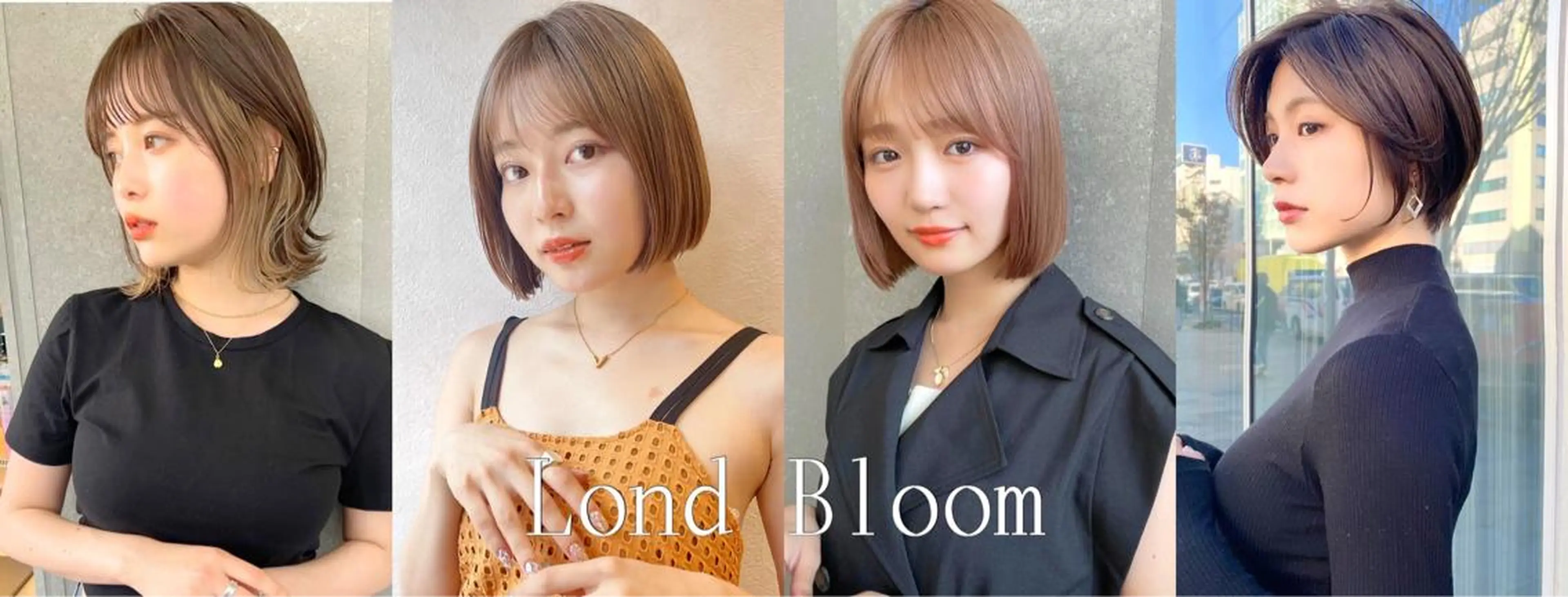 ショート カラー 木元 瑛✂︎ボブのヘアスタイル