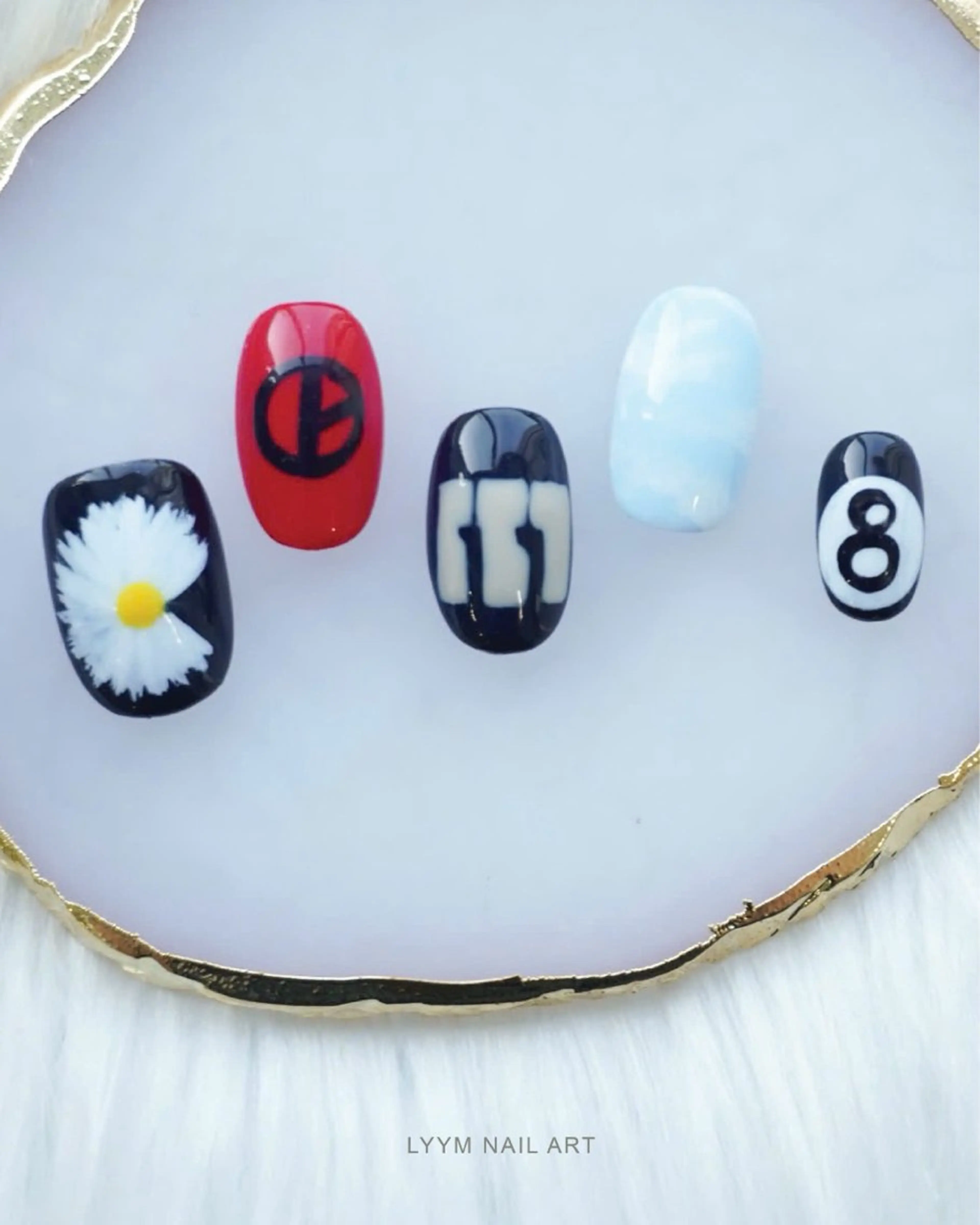 ネイル アートネイル 韓国ネイル LYYM Salonのネイルデザイン