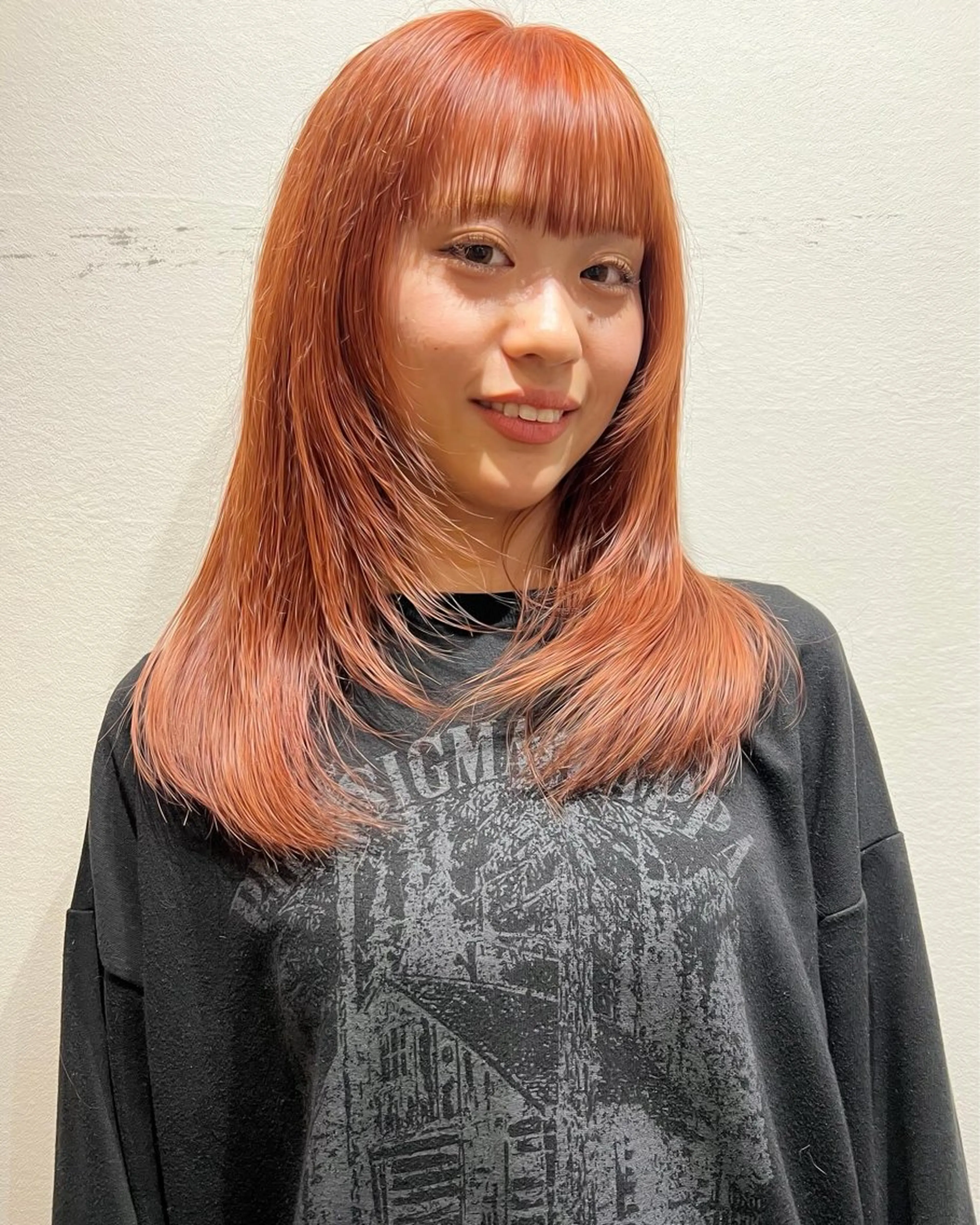 ロング カラー 韓国風ヘア ヘアカラー カラーパティシエ facce🌼ikoのヘアスタイル