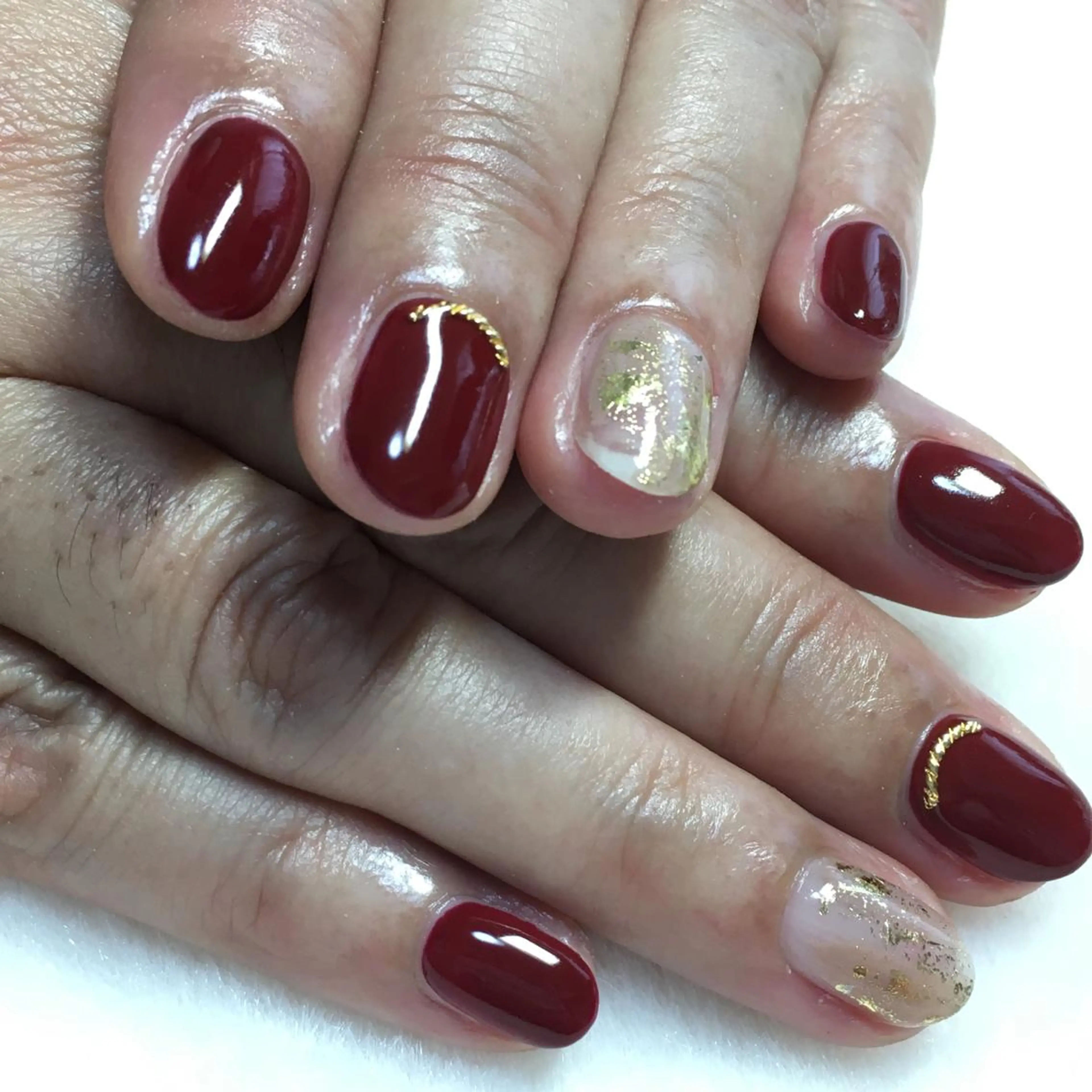 ネイル アートネイル ニュアンスネイル シンプルネイル kipinail 川﨑えりかのネイルデザイン