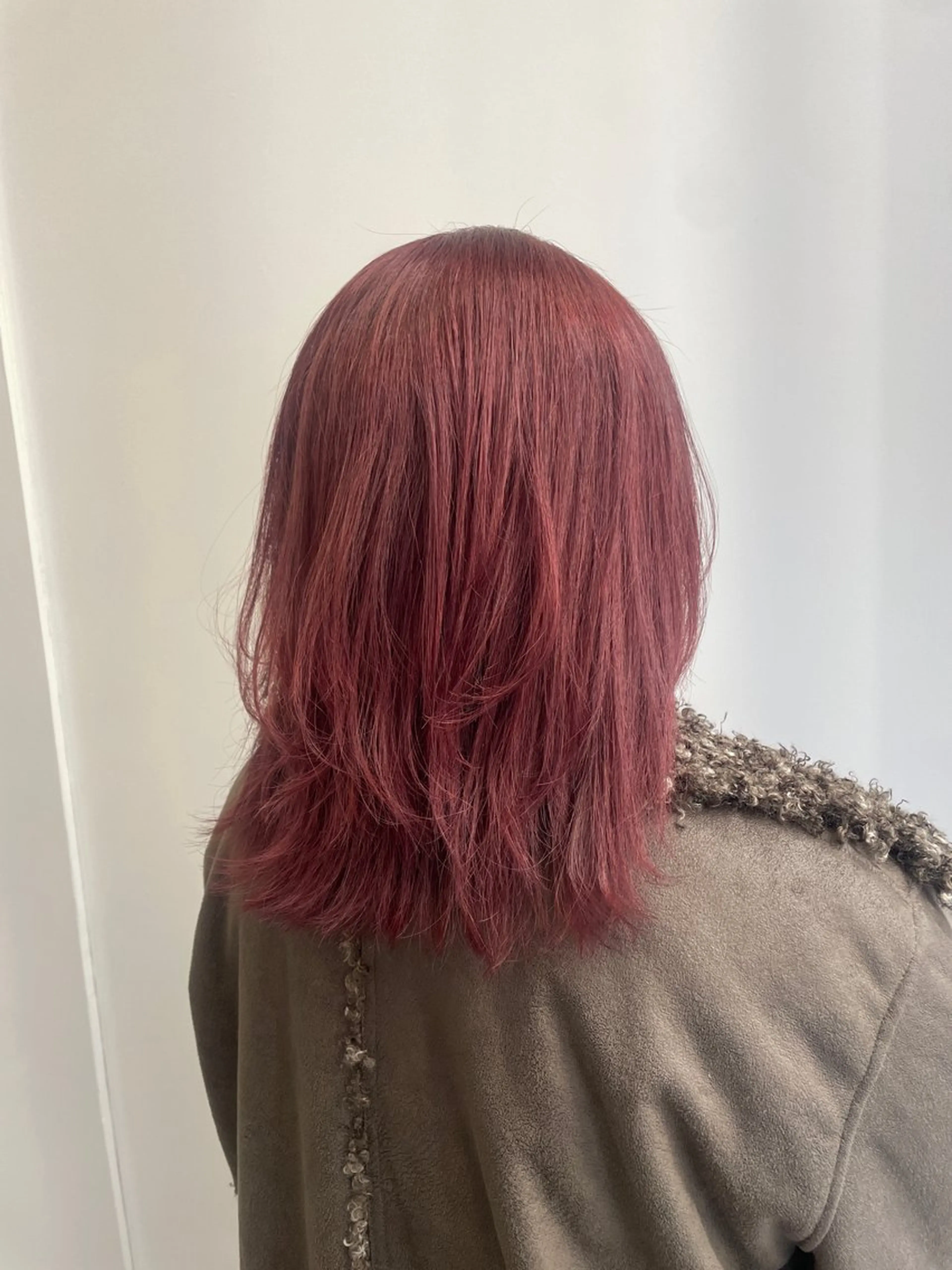 カット+ブリーチなしダブルカラー+トリートメントの写真