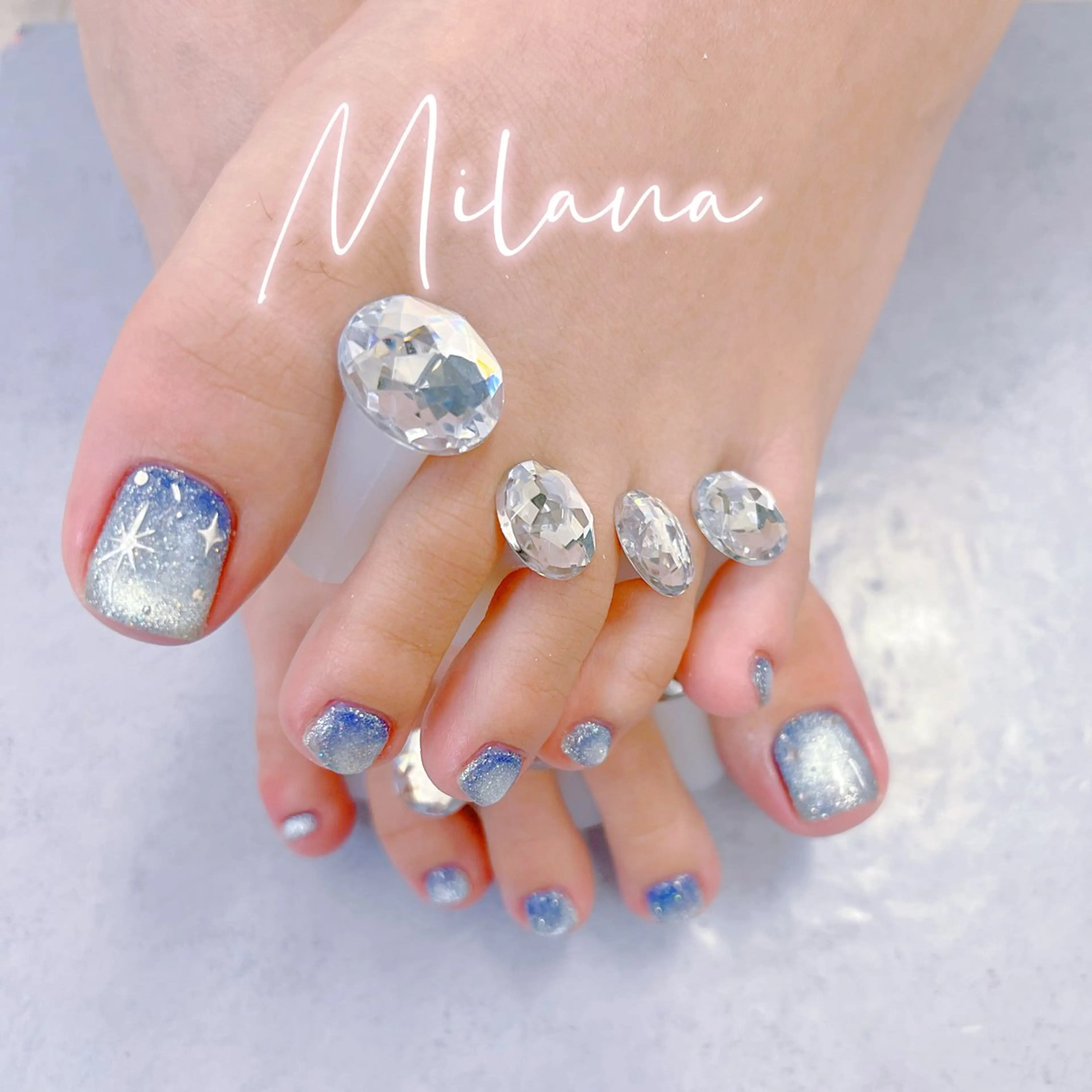 ネイル フットネイル Milana 西里のネイルデザイン