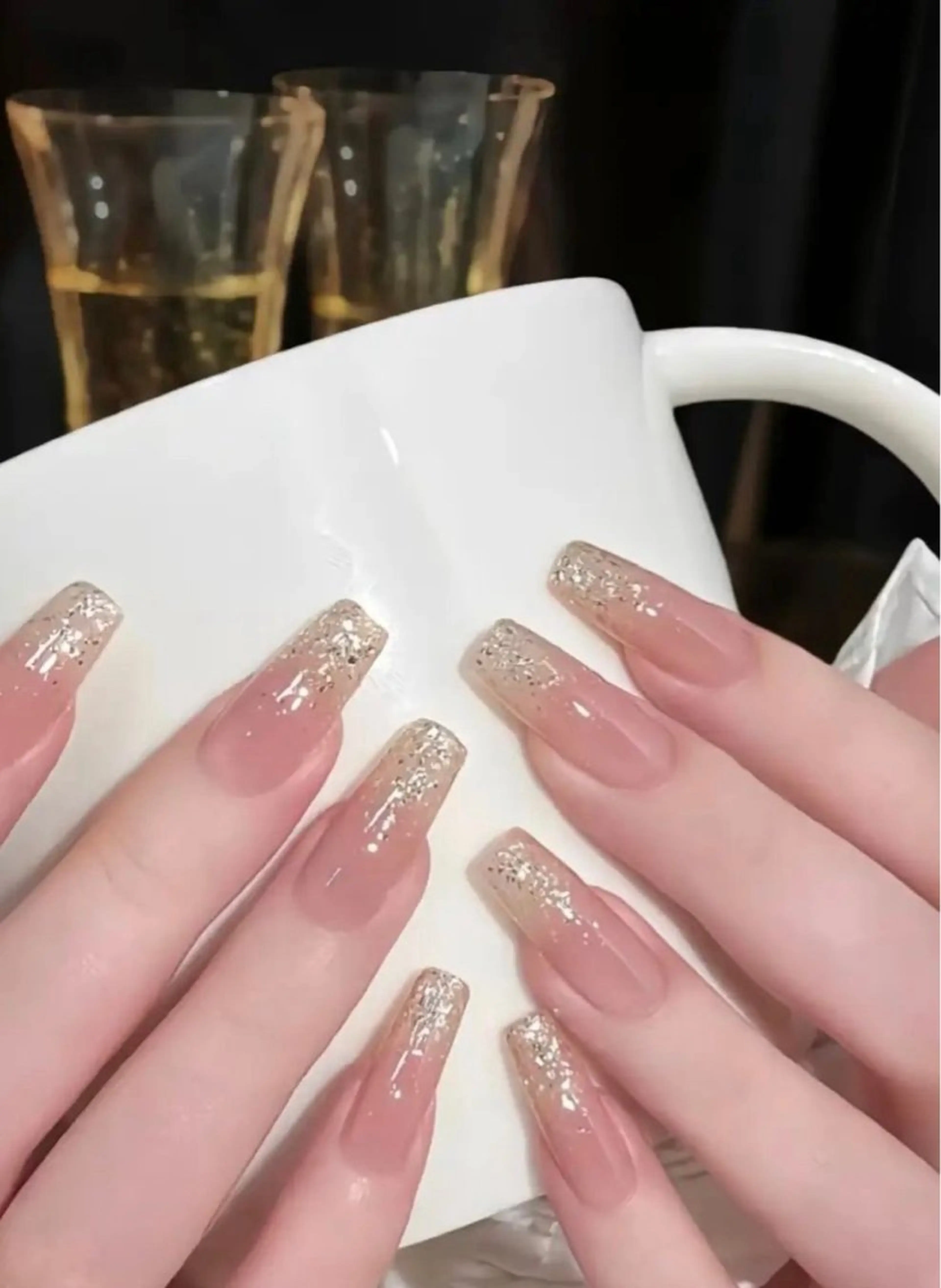 ネイル チークネイル 長さ出し フラッシュネイル フットネイル フレンチネイル Aina nail さゆりのネイルデザイン