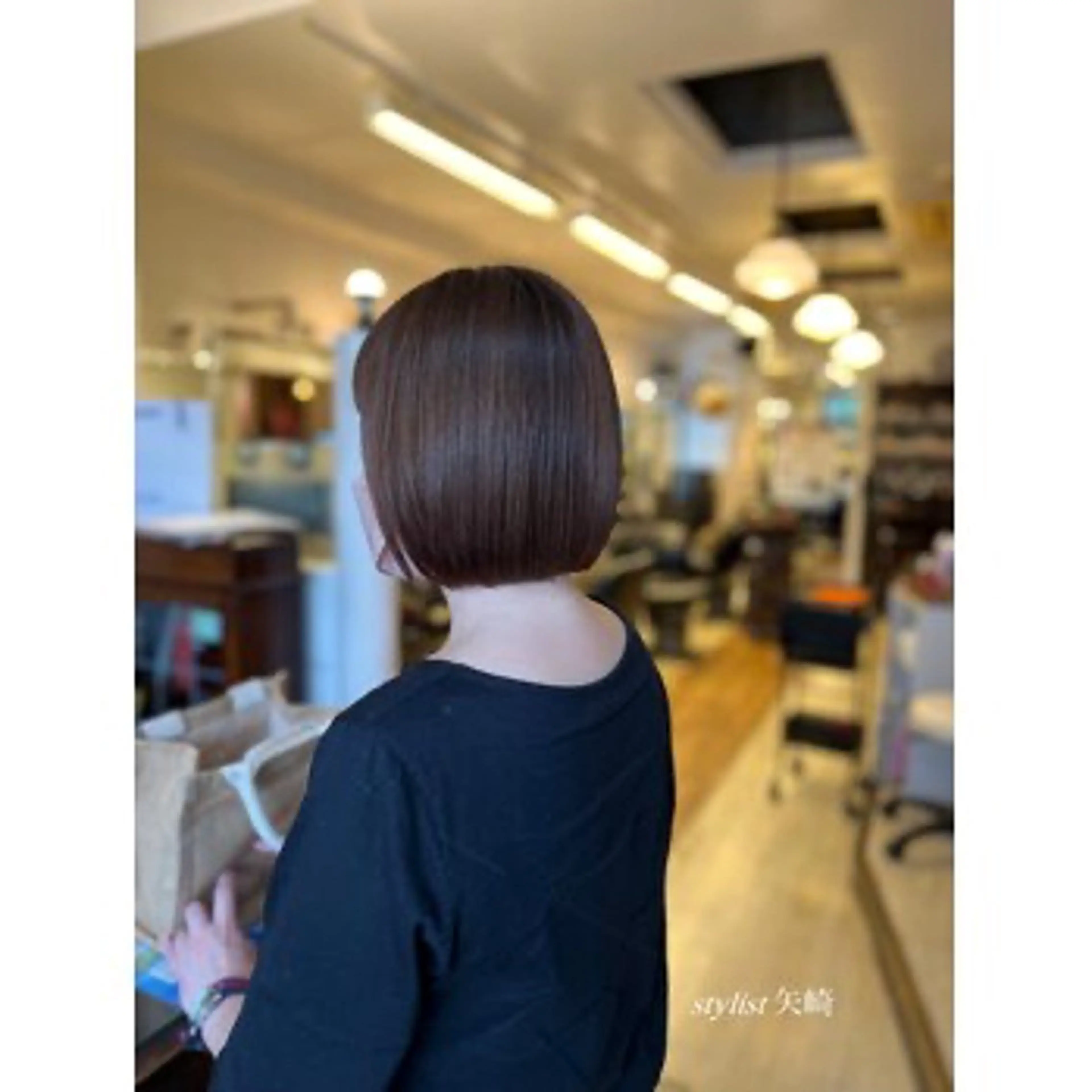 ショート カット ヘアカラー ヘッドスパ 矢崎 身江子のヘアスタイル