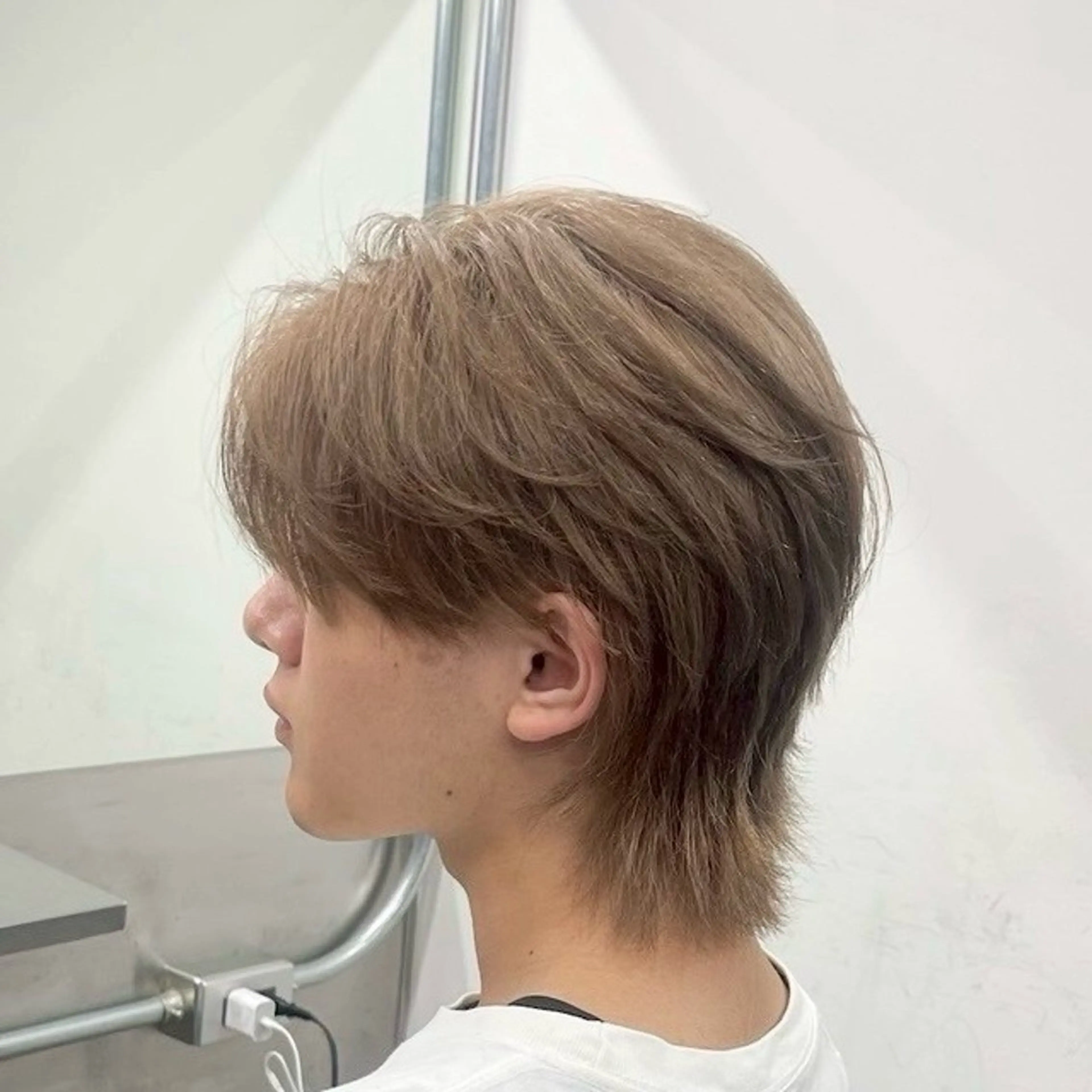 メンズ ウルフ/毛流れ/ アイロン風/AOTOのヘアスタイル