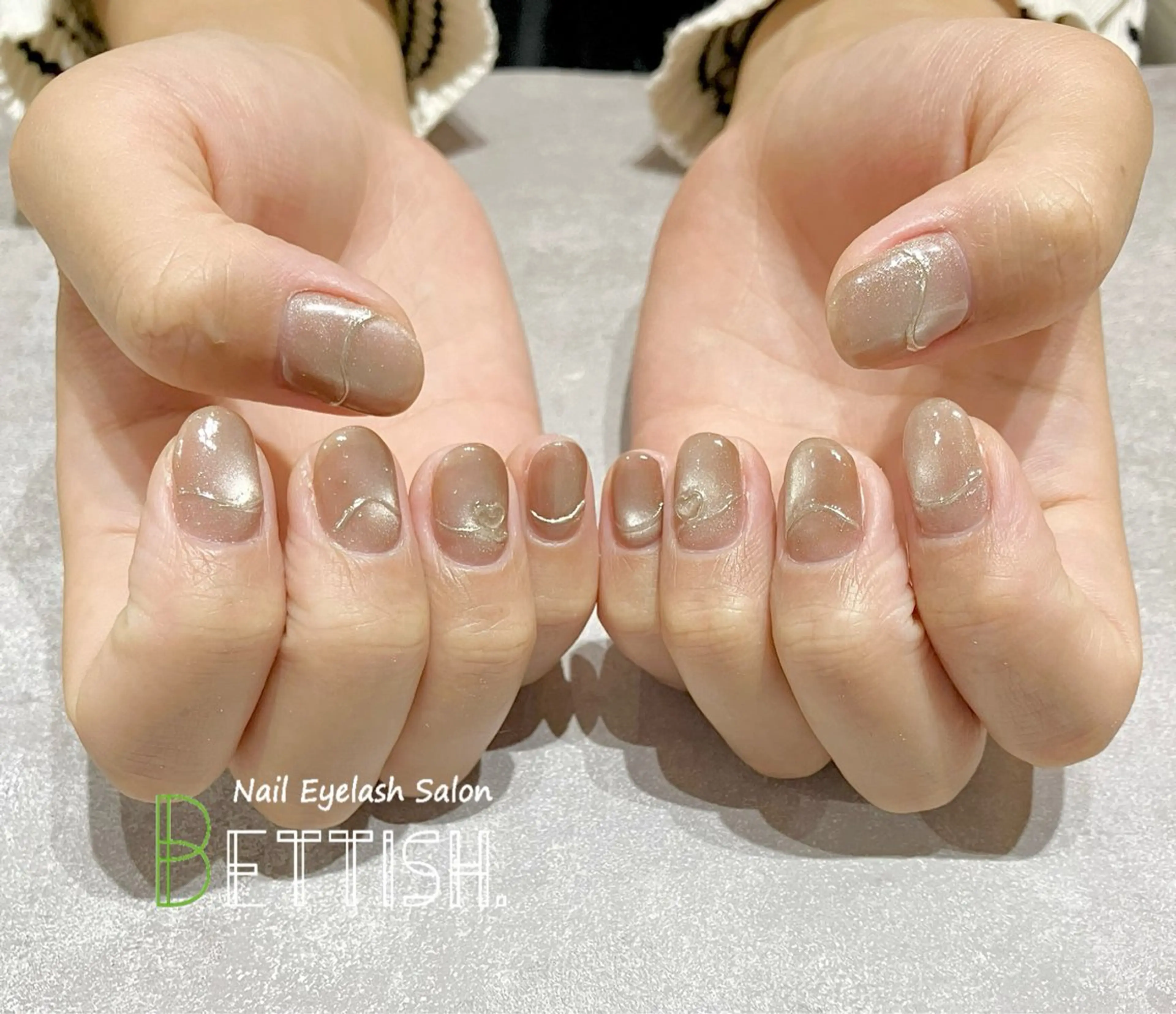 ネイル マグネットネイル ミラーネイル 持ち込み ハンドネイル BETTISH. KUMIKO☺︎︎のネイルデザイン