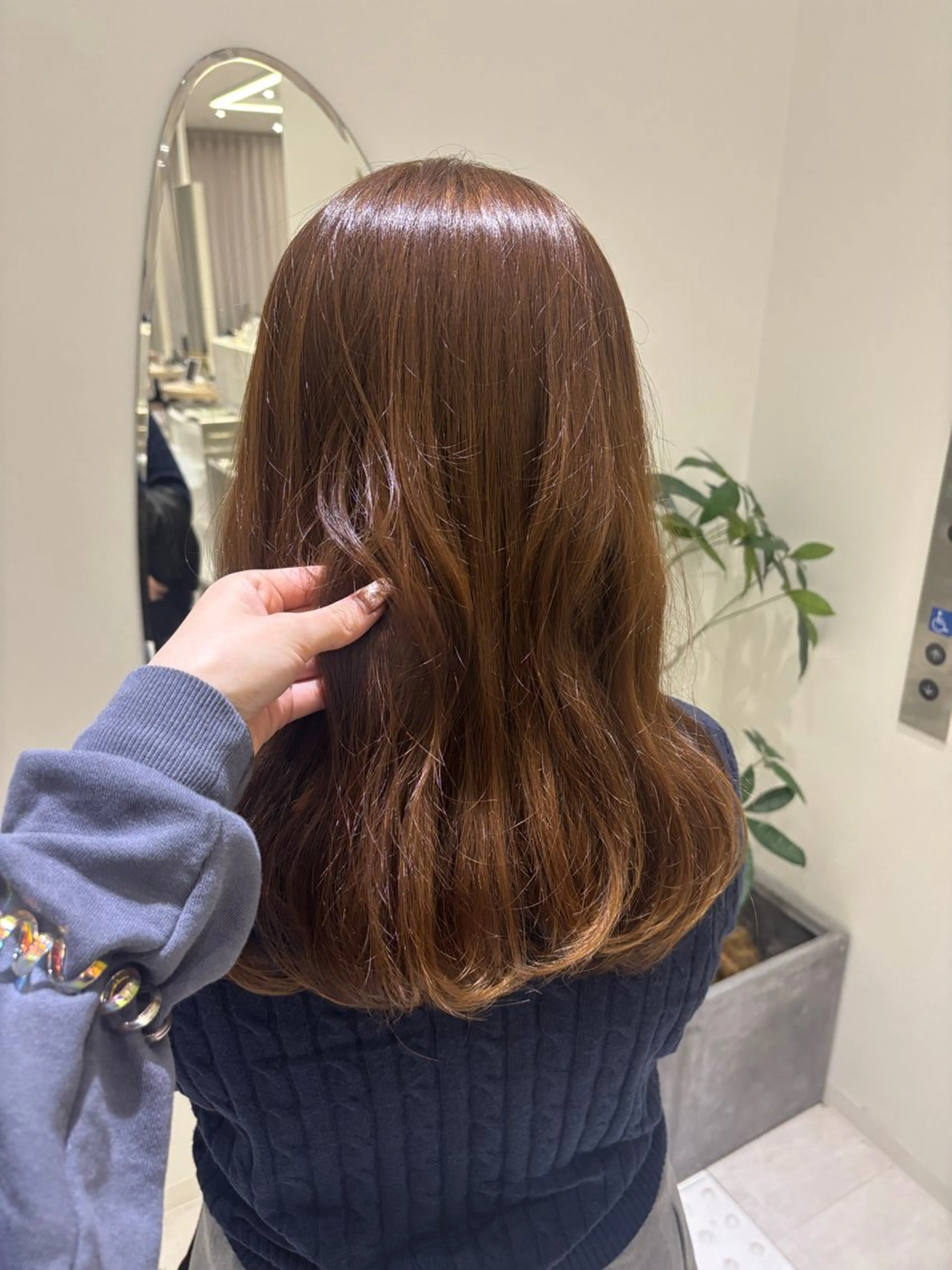 ロング ヘアカラー トリートメント Zina天神/ nozomiのヘアスタイル