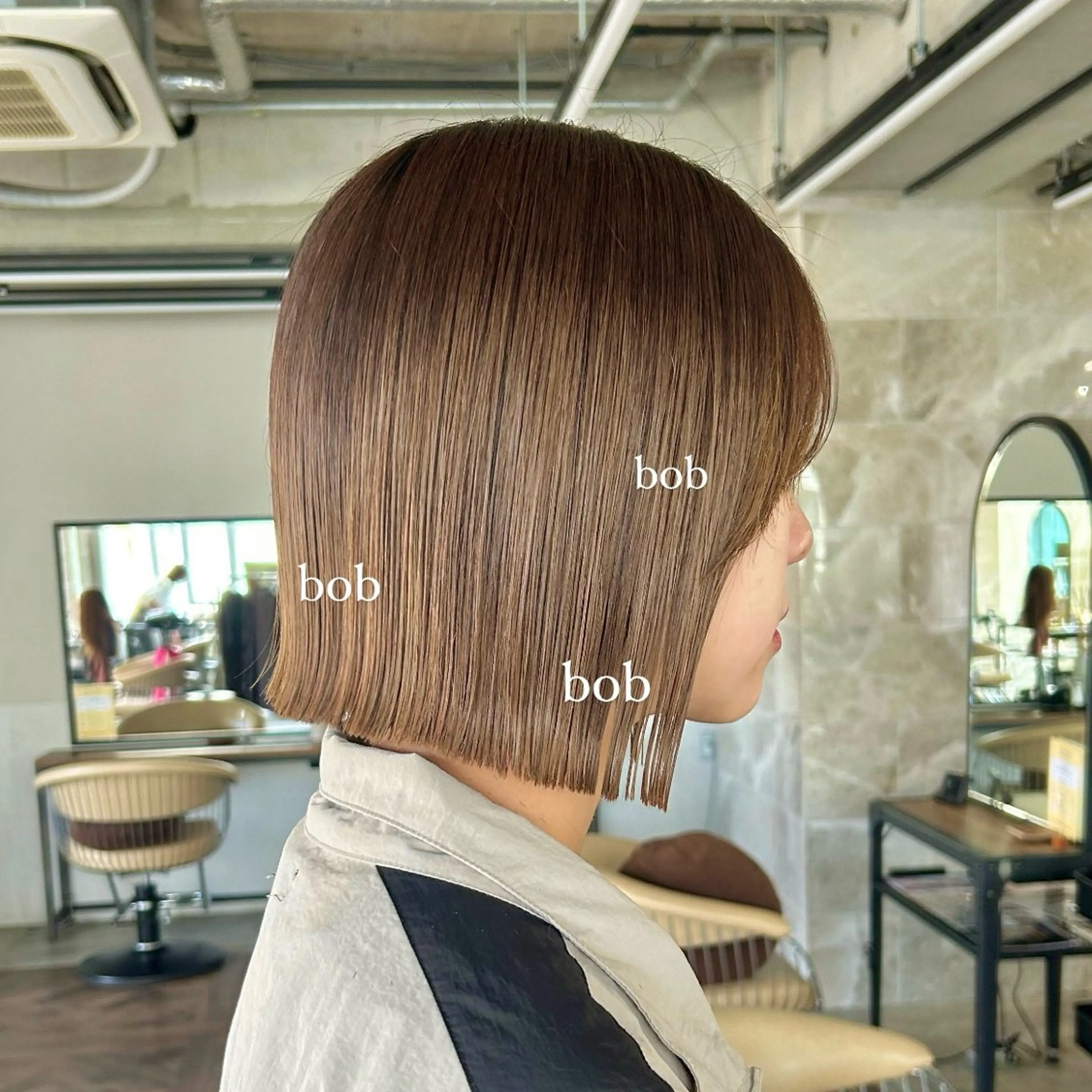 ショート ボブ ☆似合わせカット Ｎｏ．1/さち☆のヘアスタイル