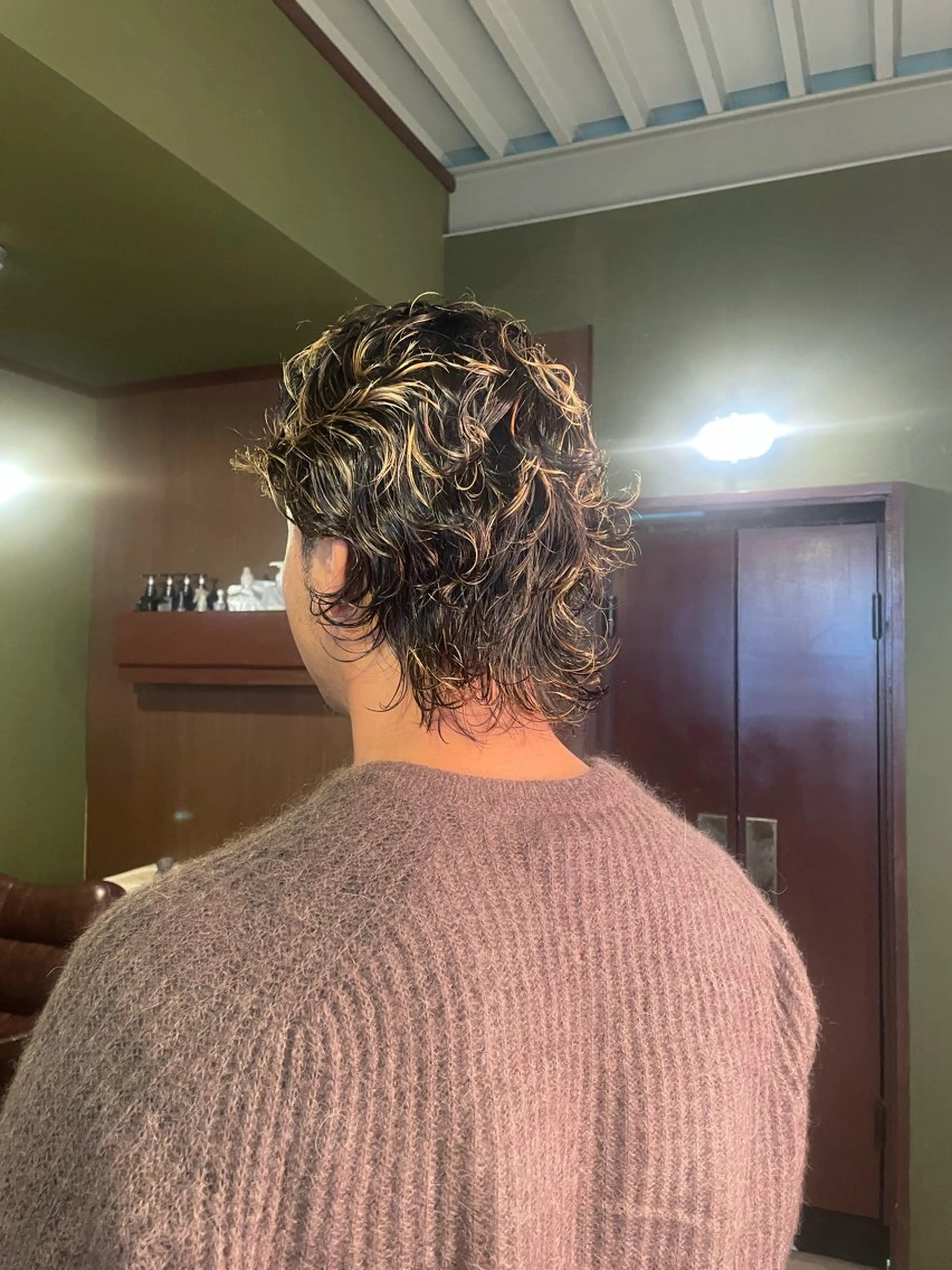 ショート カラー パーマ メンズ カット パーマ PATH-hair. storeのヘアスタイル