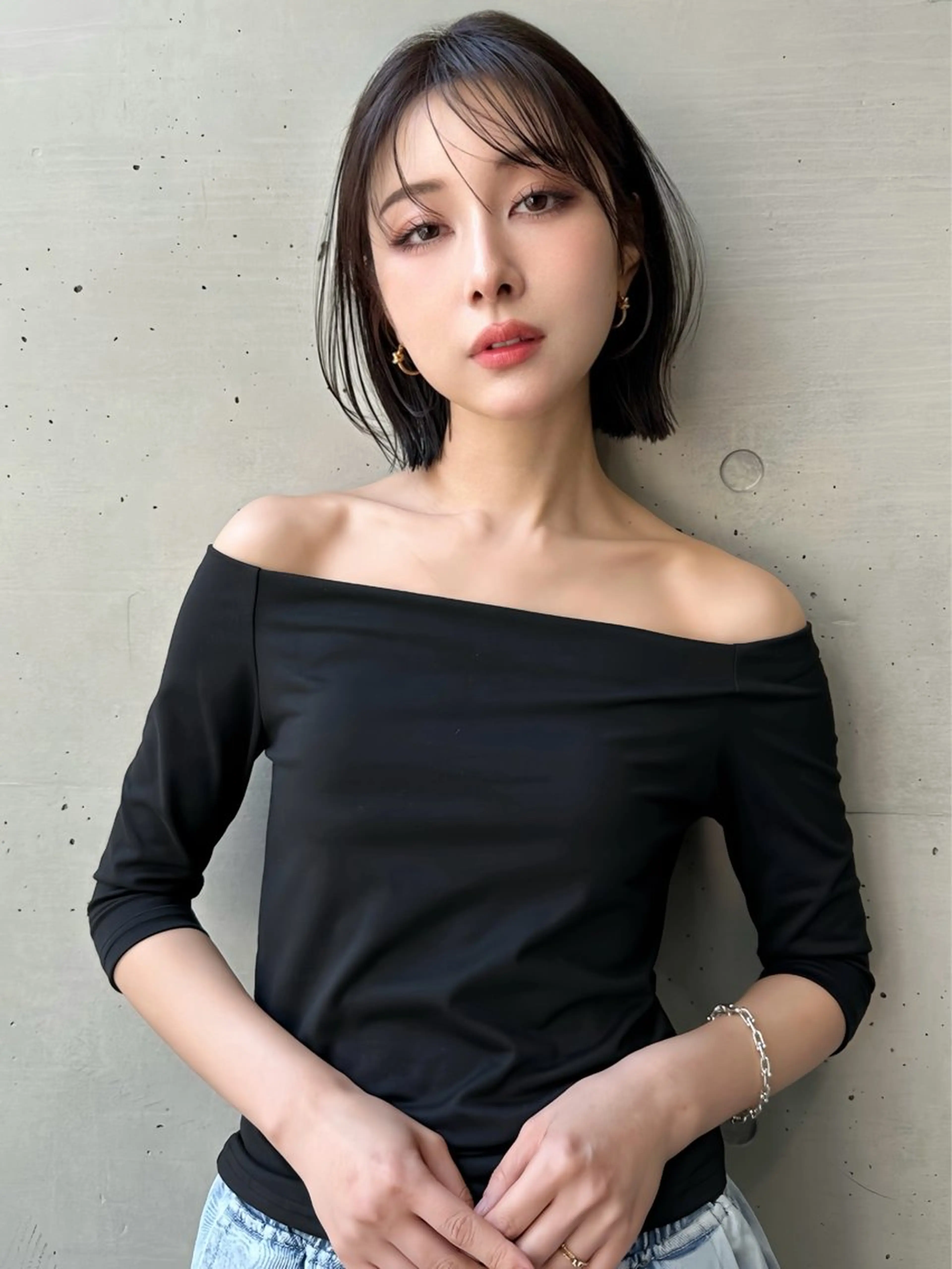 ミディアム 縮毛矯正 トリートメント ダメージレス縮毛矯正 髪質改善【美冴】のヘアスタイル