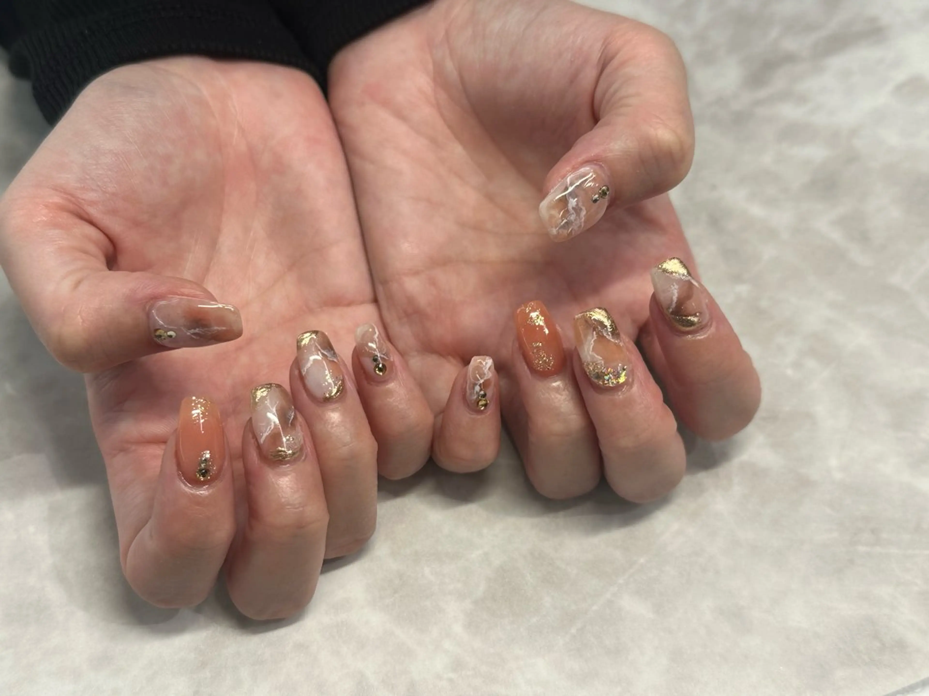 ネイル 舟橋 花帆のネイルデザイン