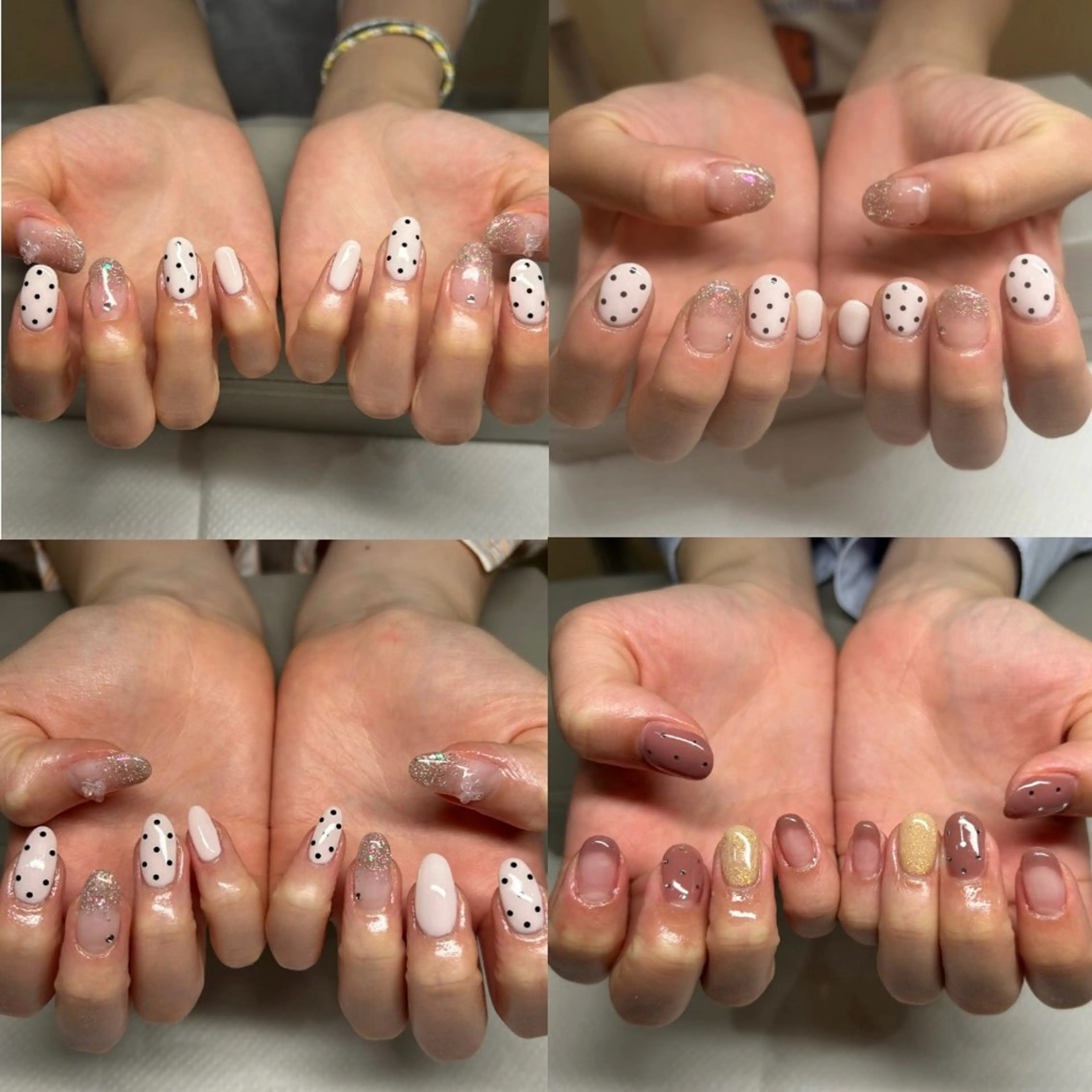 ネイル ドット ハンドネイル 水山 暎華のネイルデザイン