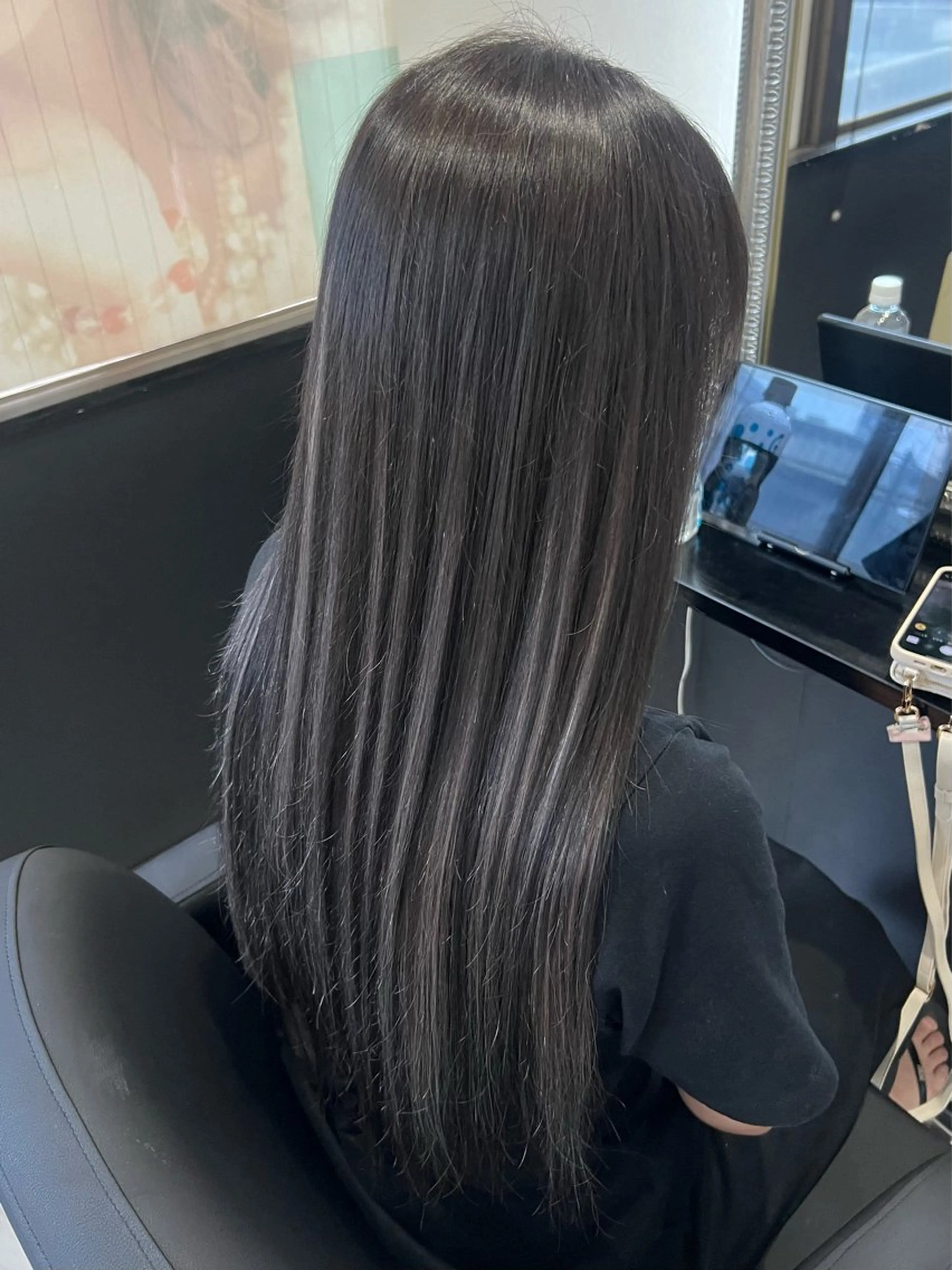 ロング カラー プルエクステ ハイライトカラー エクステ ハイライト ヘアカラー トリートメント エクステ YUDU🍊 germe/ジェルムのヘアスタイル