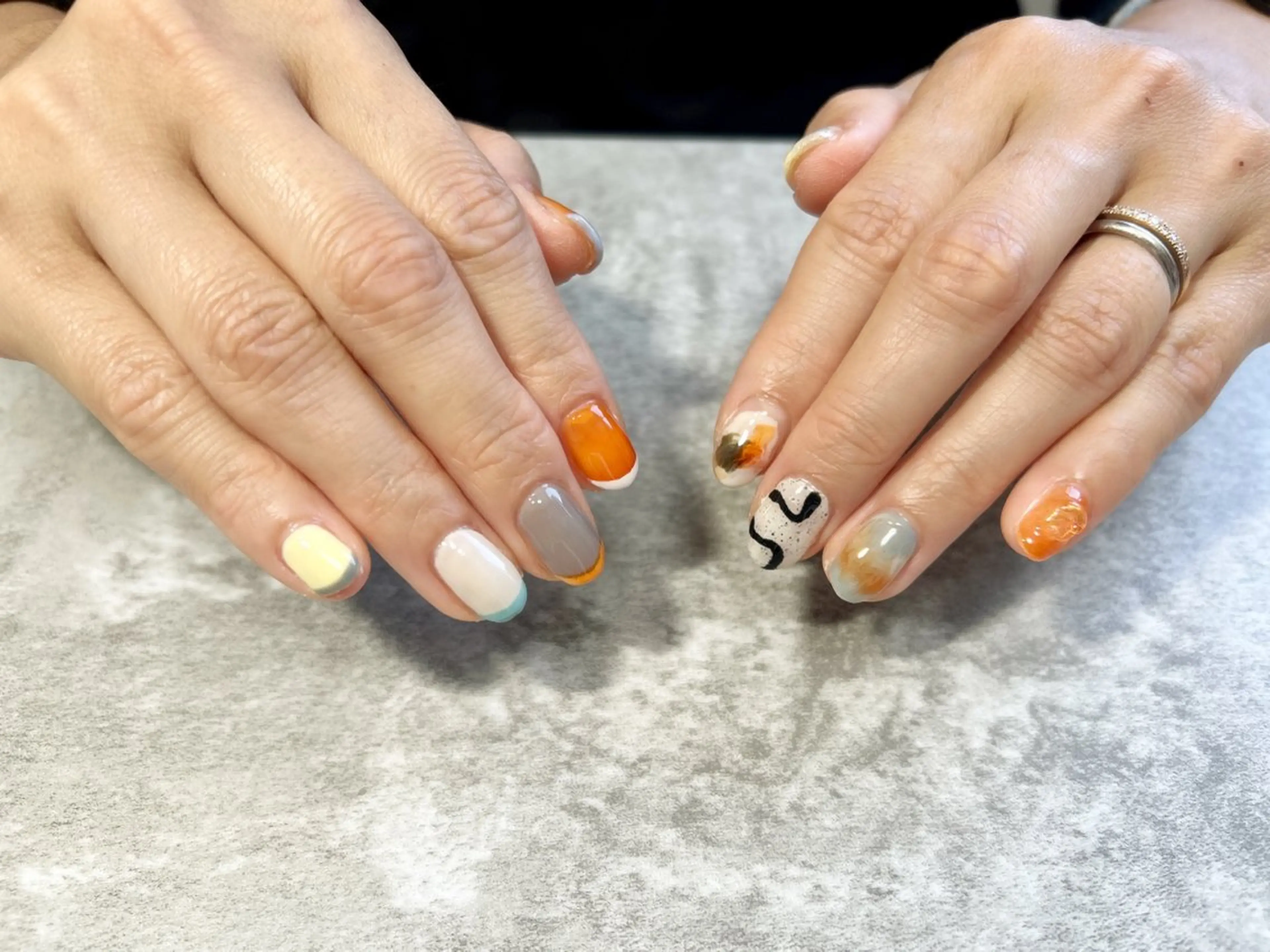 ネイル 持ち込み ハンドネイル nailsalon ar.のネイルデザイン