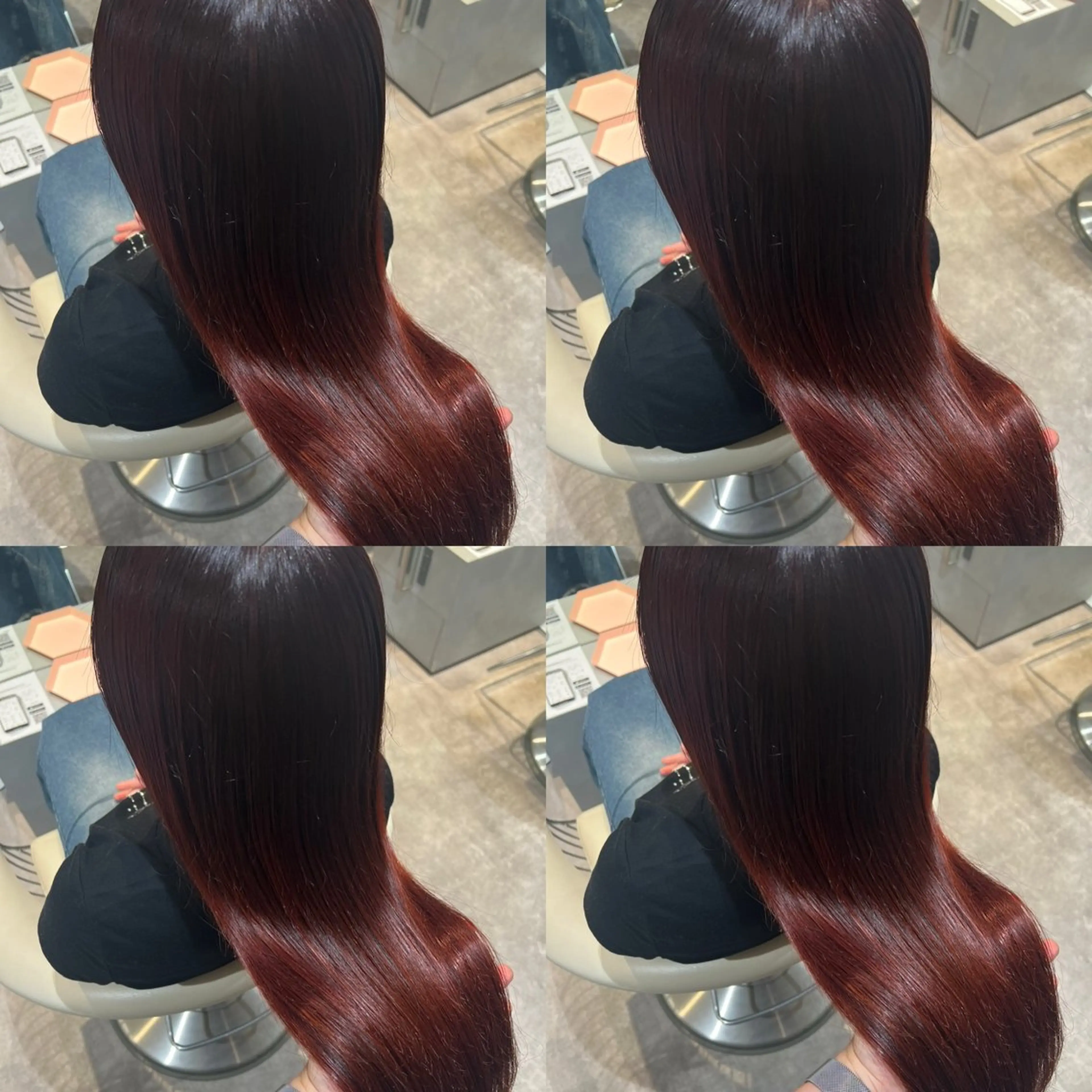 ミディアム カラー レッドカラー トリートメント カット ヘアカラー 💎透明感カラー特化 💎TAISEIのヘアスタイル