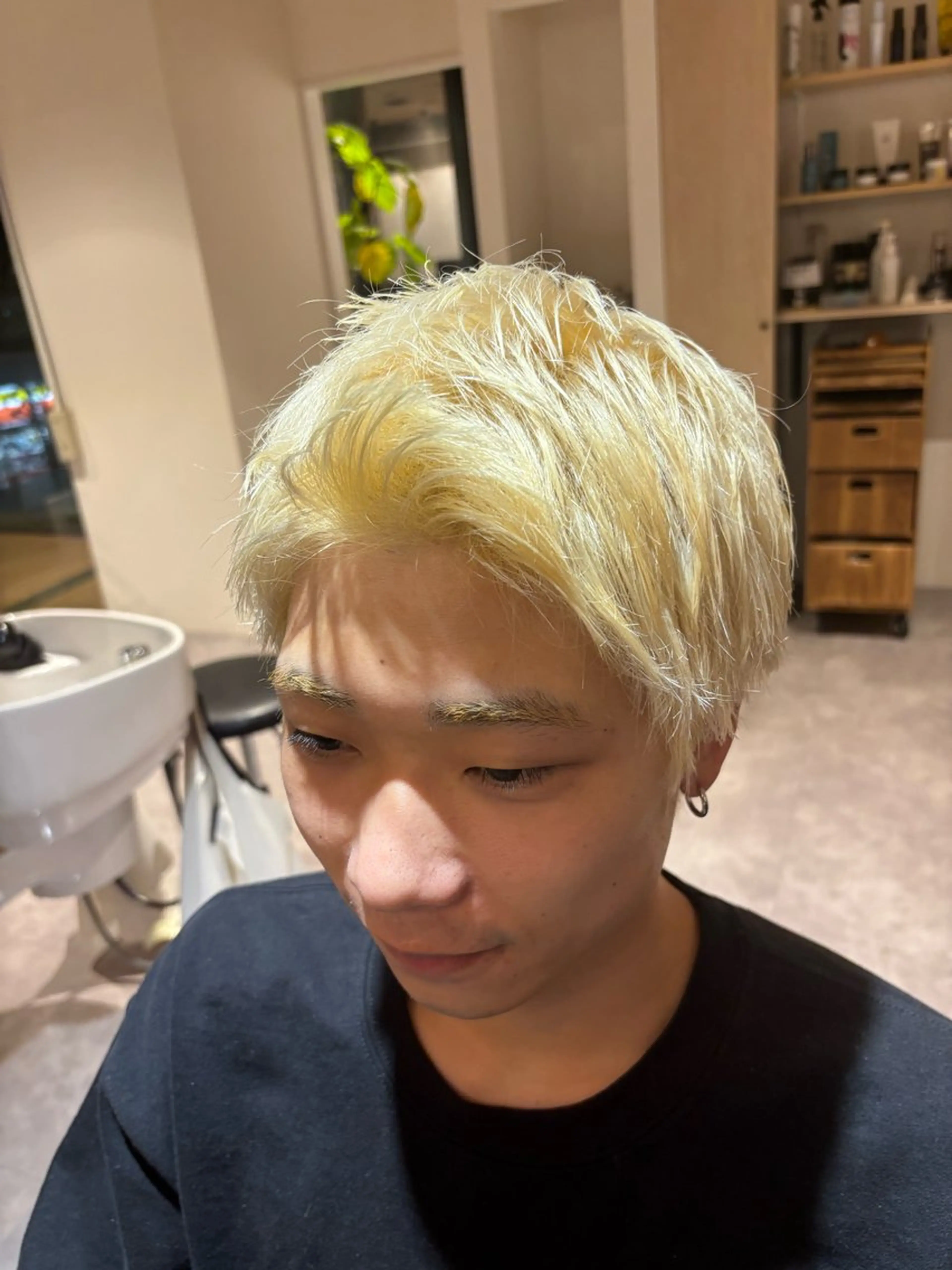 ショート カラー メンズ たかやま こうたのヘアスタイル