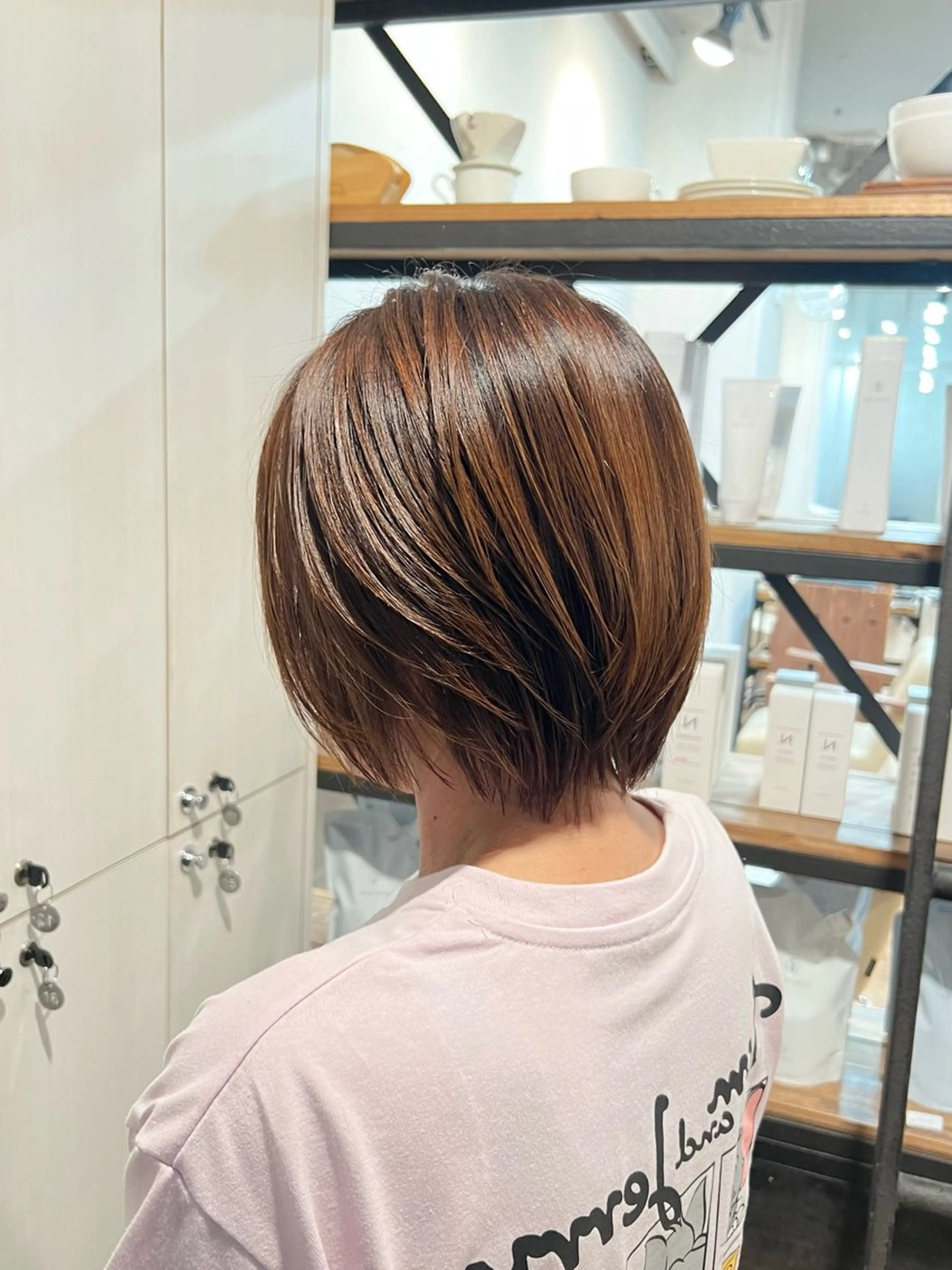 ショート ショートボブ ボブ ショートヘア きむら なみか🪐のヘアスタイル