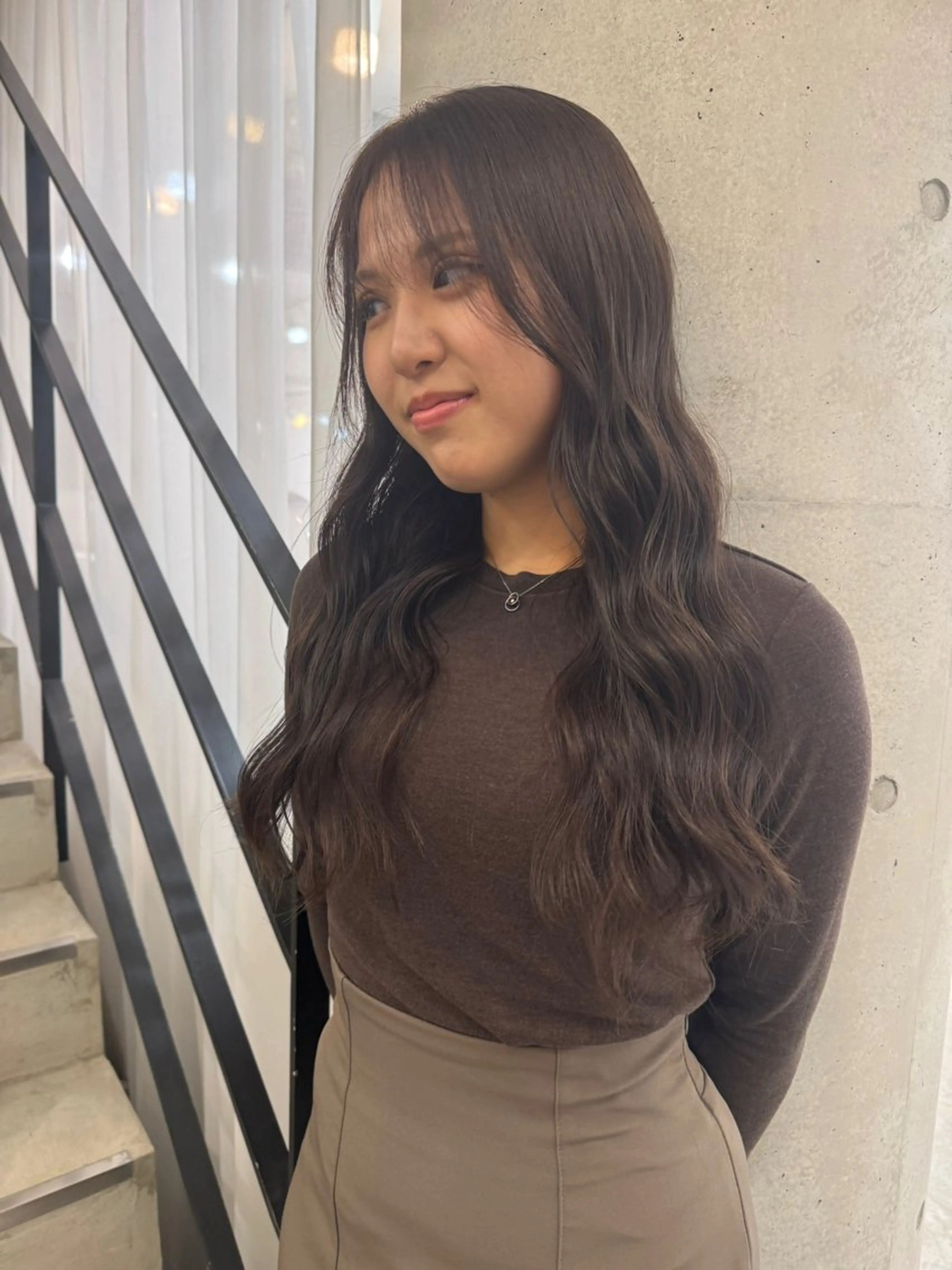 ロング ヘアカラー ｔa k k e ｙｕのヘアスタイル