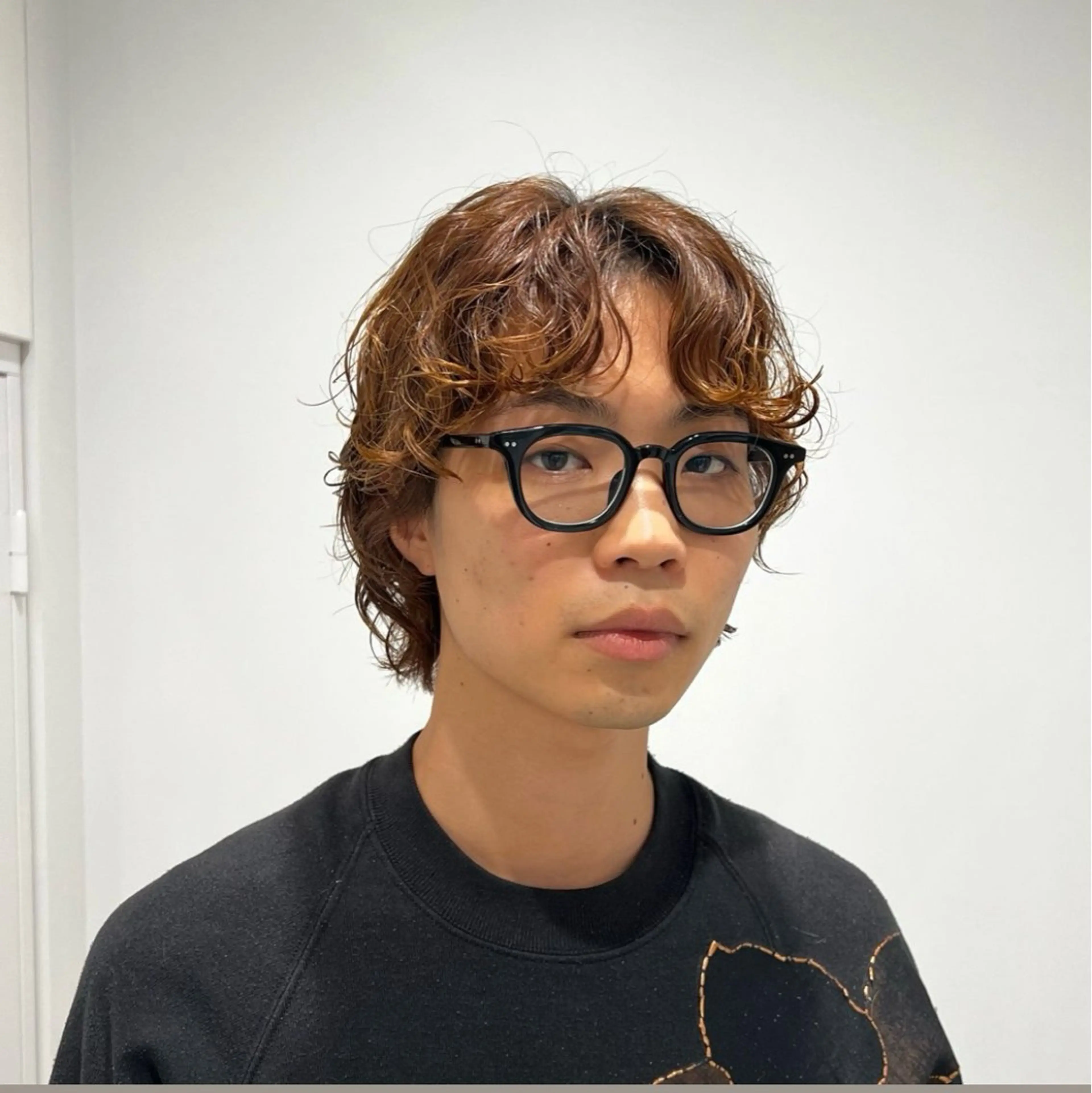 ミディアム パーマ カット パーマ トリートメント レイヤー/艶髪矯正 🪐takushiのヘアスタイル