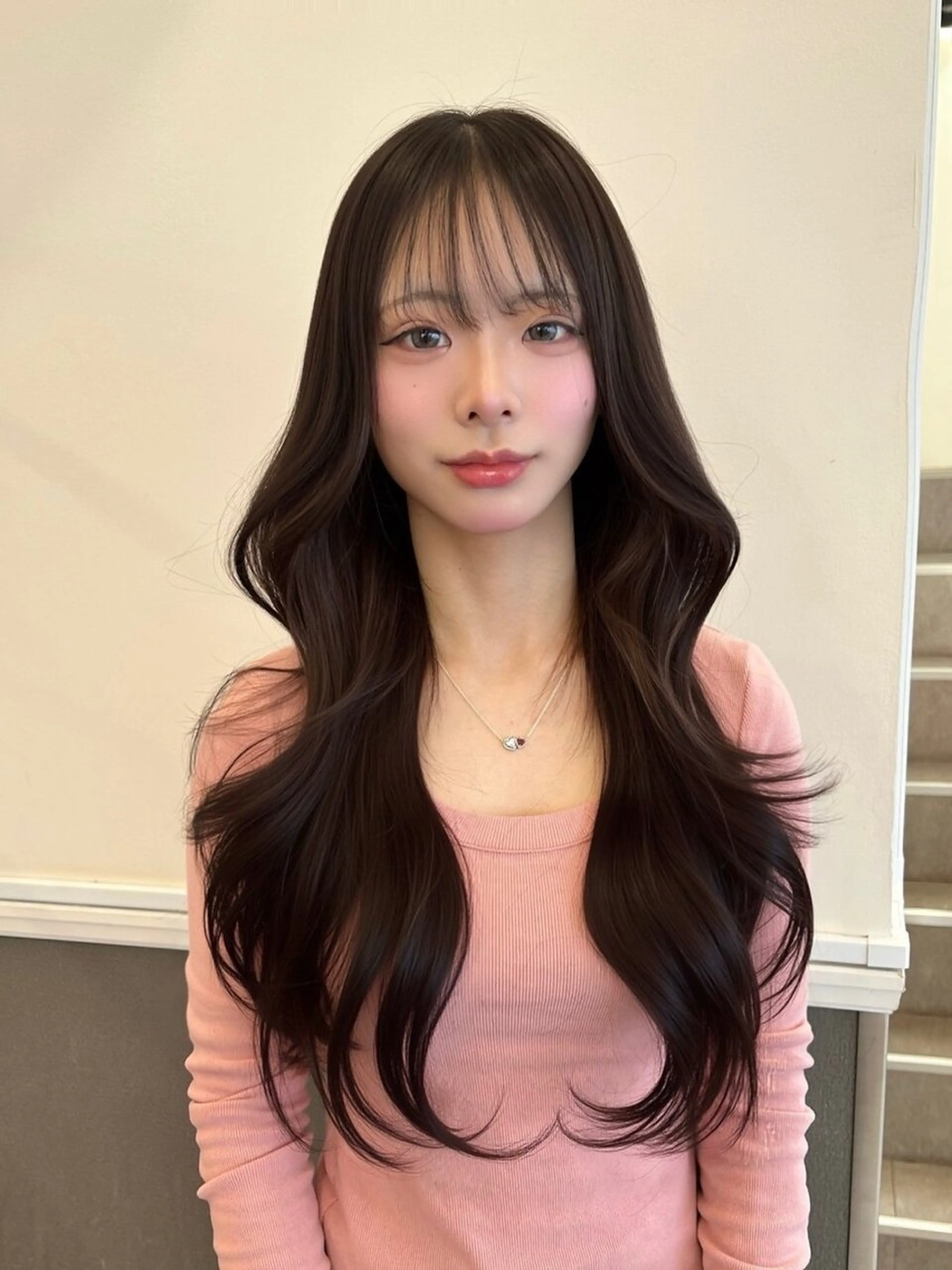 ロング シールエクステ ボブ エクステ ロング 吉村 憂々のヘアスタイル