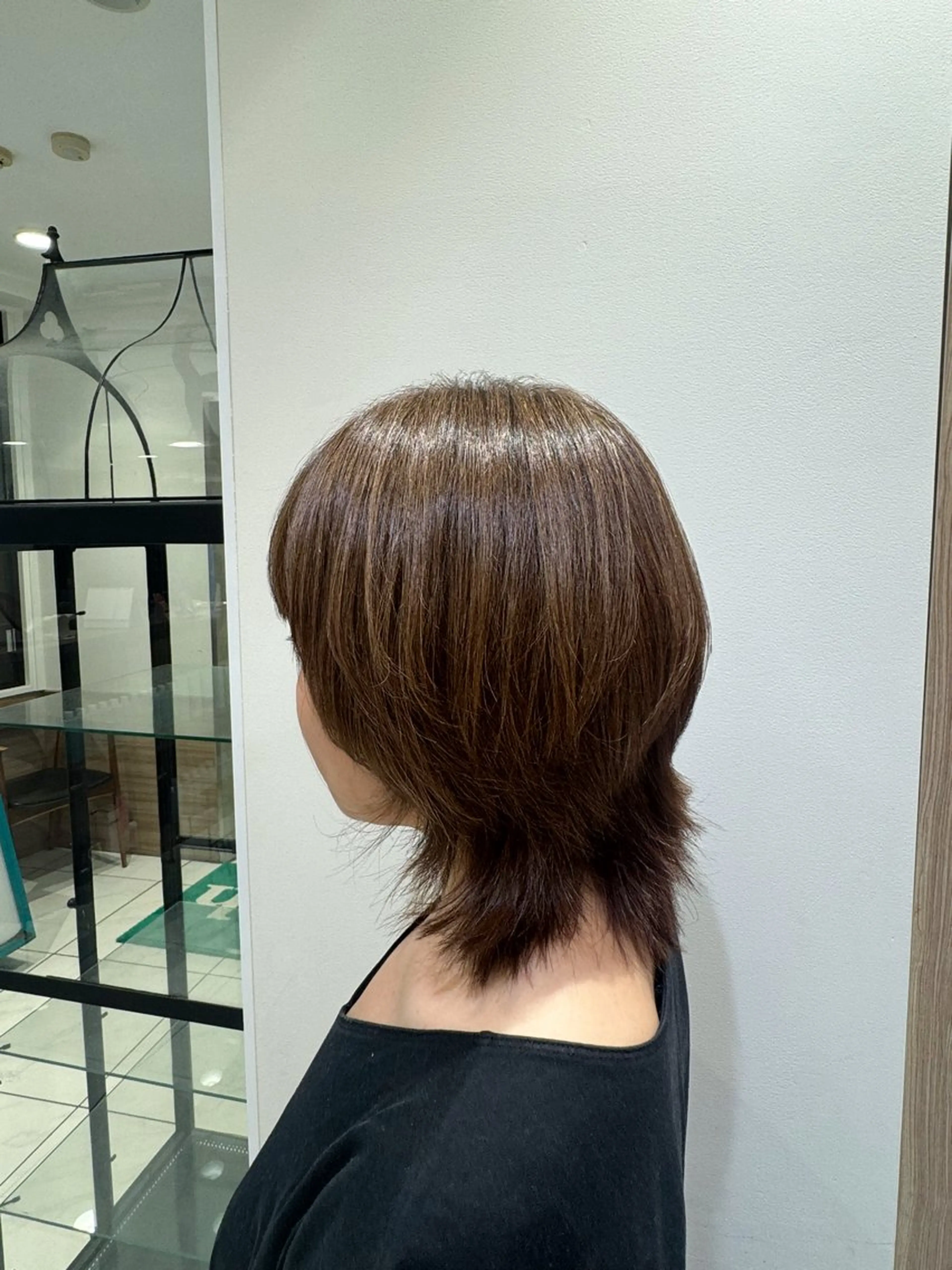 ショート カラー 奥寺 沙菜のヘアスタイル