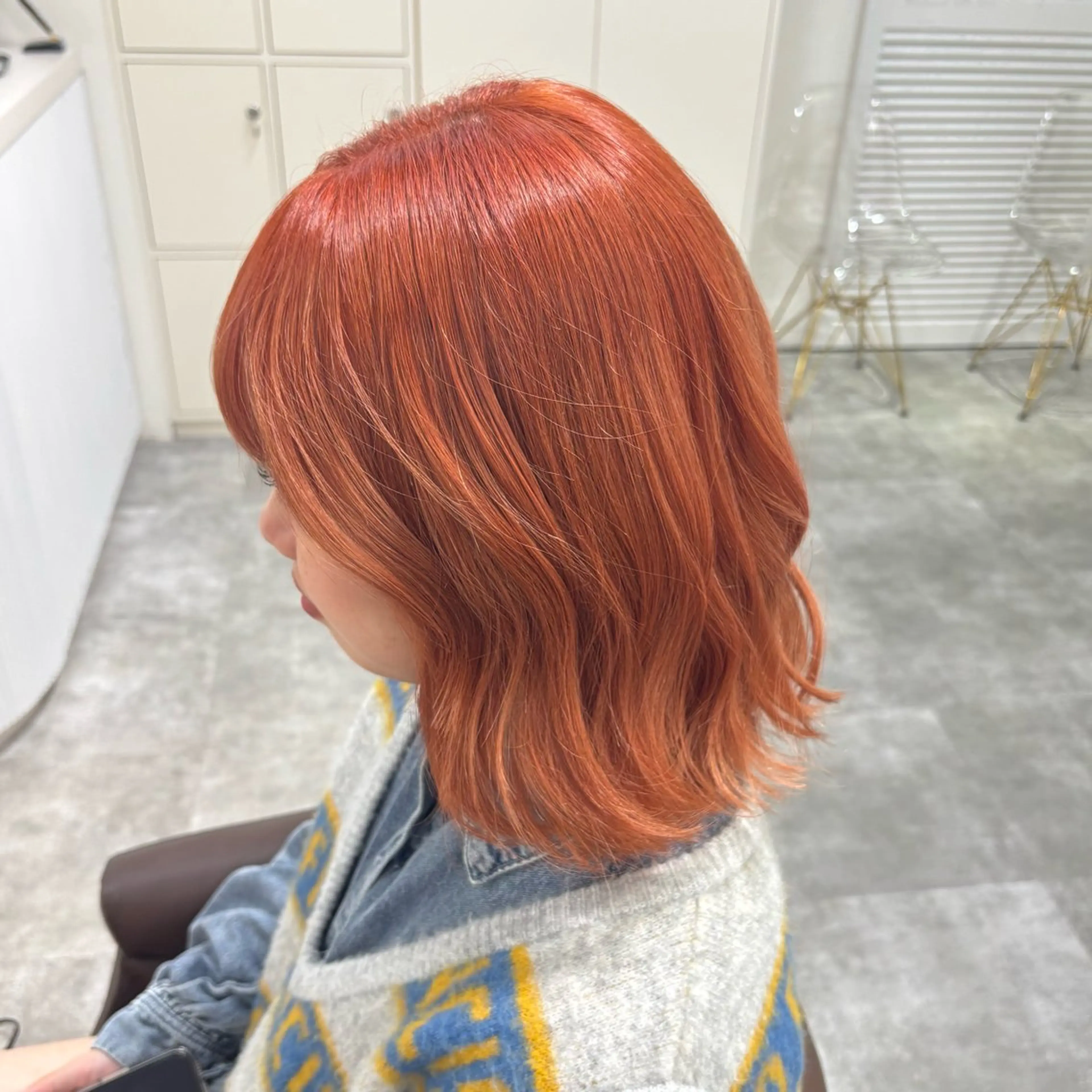 【🎓学生限定クーポン🎓】ブリーチなしダブルカラー＋トリートメント＋コテset付き🪄︎︎◝✩の写真