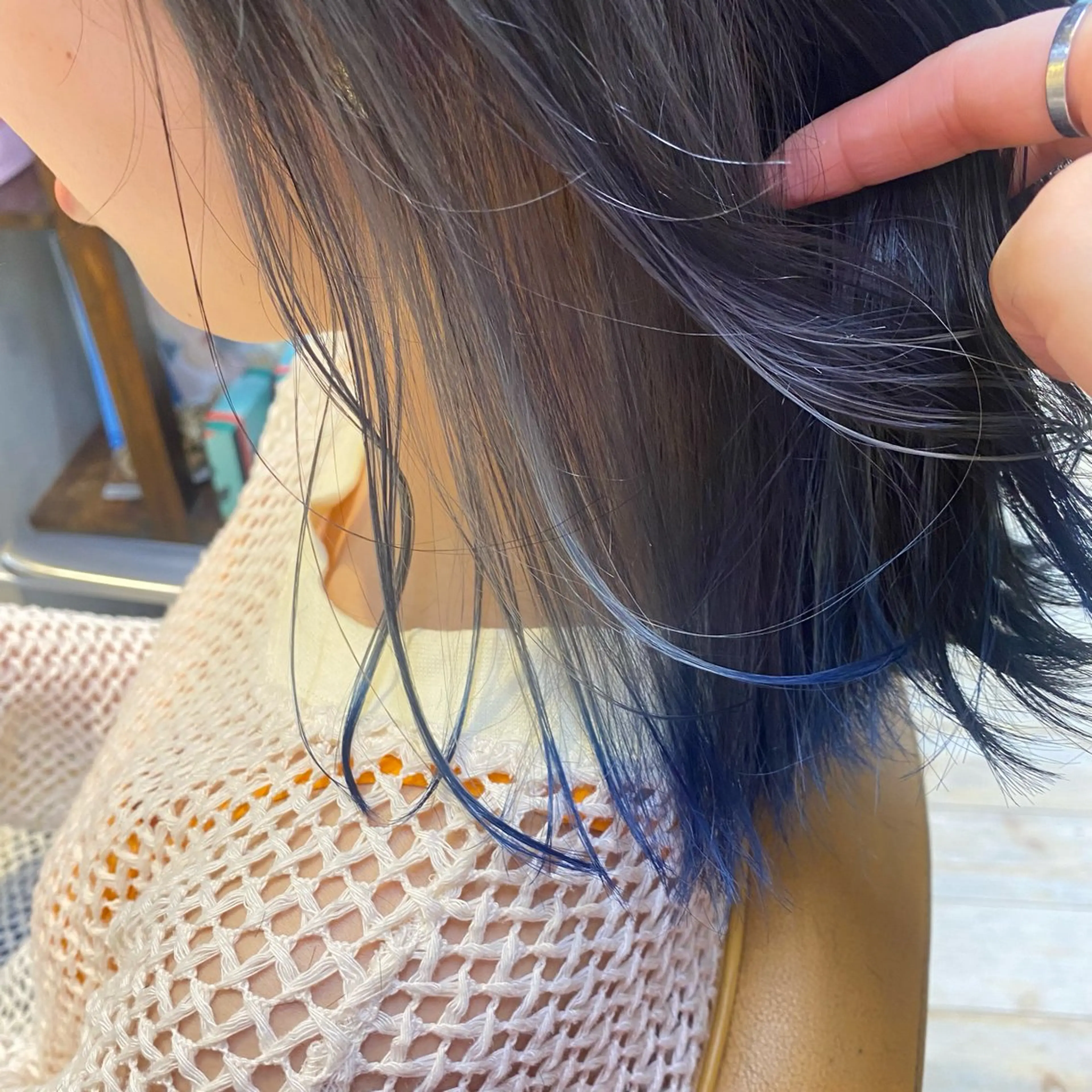 ミディアム カラー インナーカラー カット ヘアカラー トリートメント ミユウ🌼ブリーチ / ダブルカラーのヘアスタイル