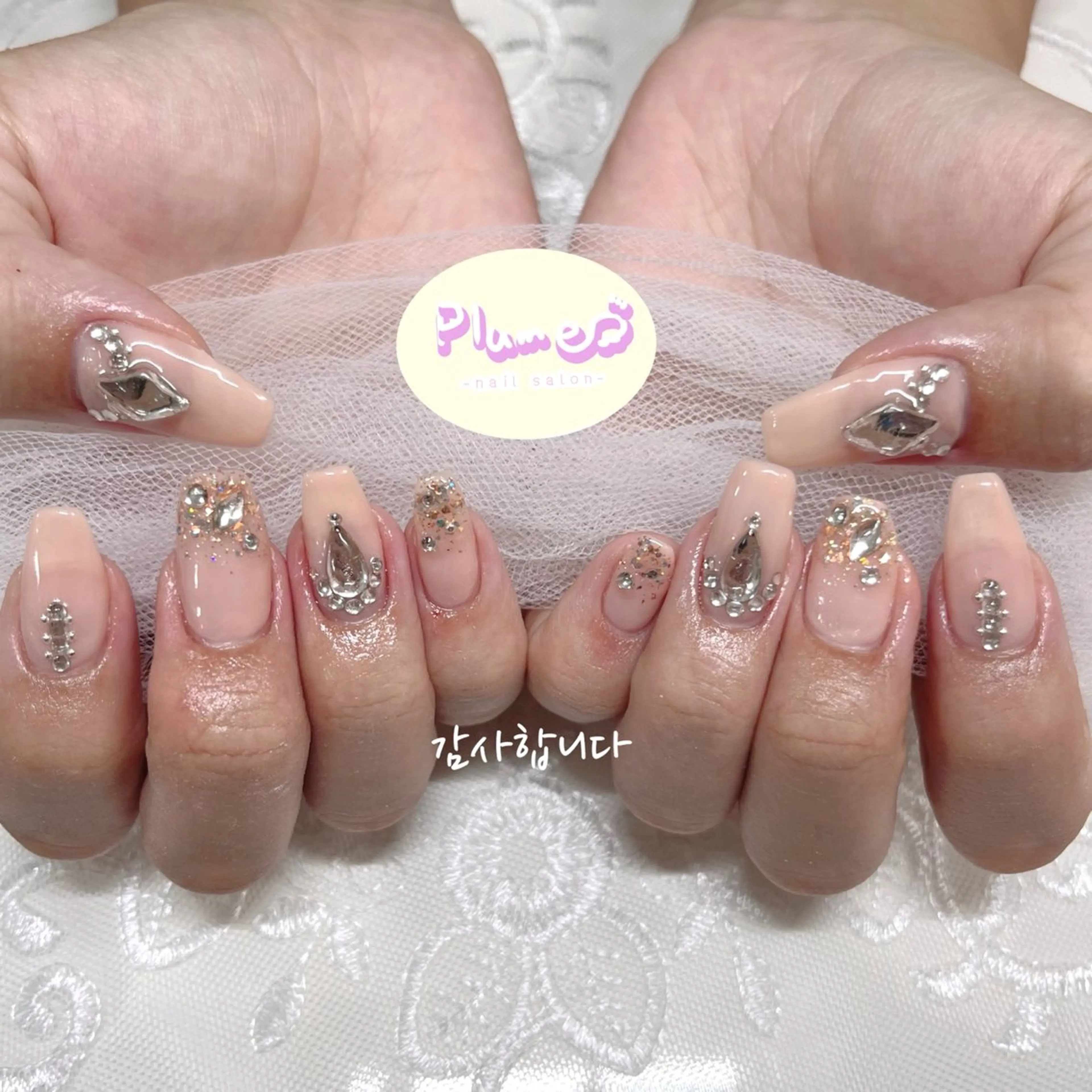 ネイル ハンドネイル plume nail ☆韓国ネイルのネイルデザイン