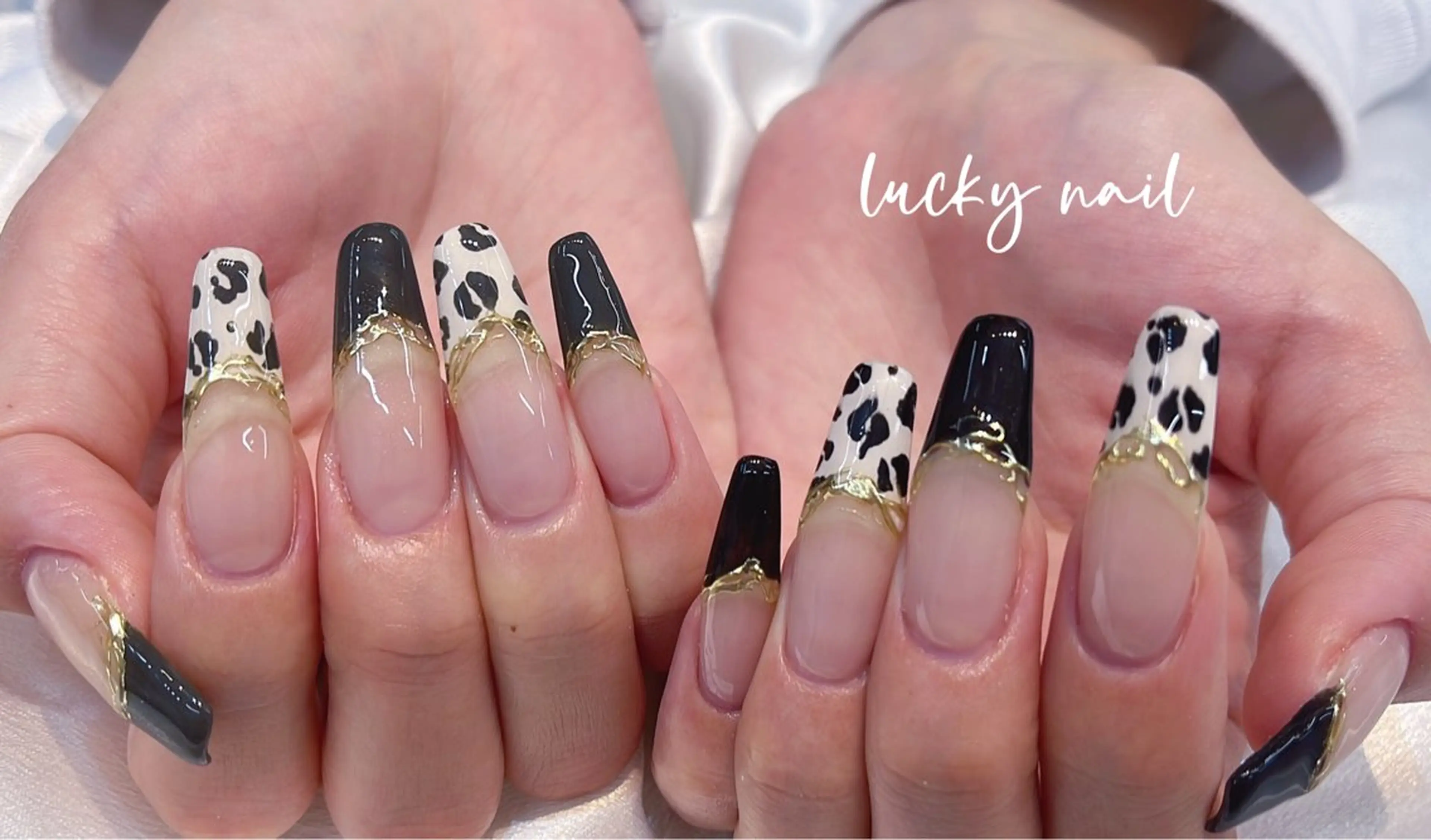 ネイル チークネイル 長さ出し ジェルネイル マグネットネイル 持ち込み ハンドネイル ハンドケア ラッキーネイルサロン 西川口東口店のネイルデザイン