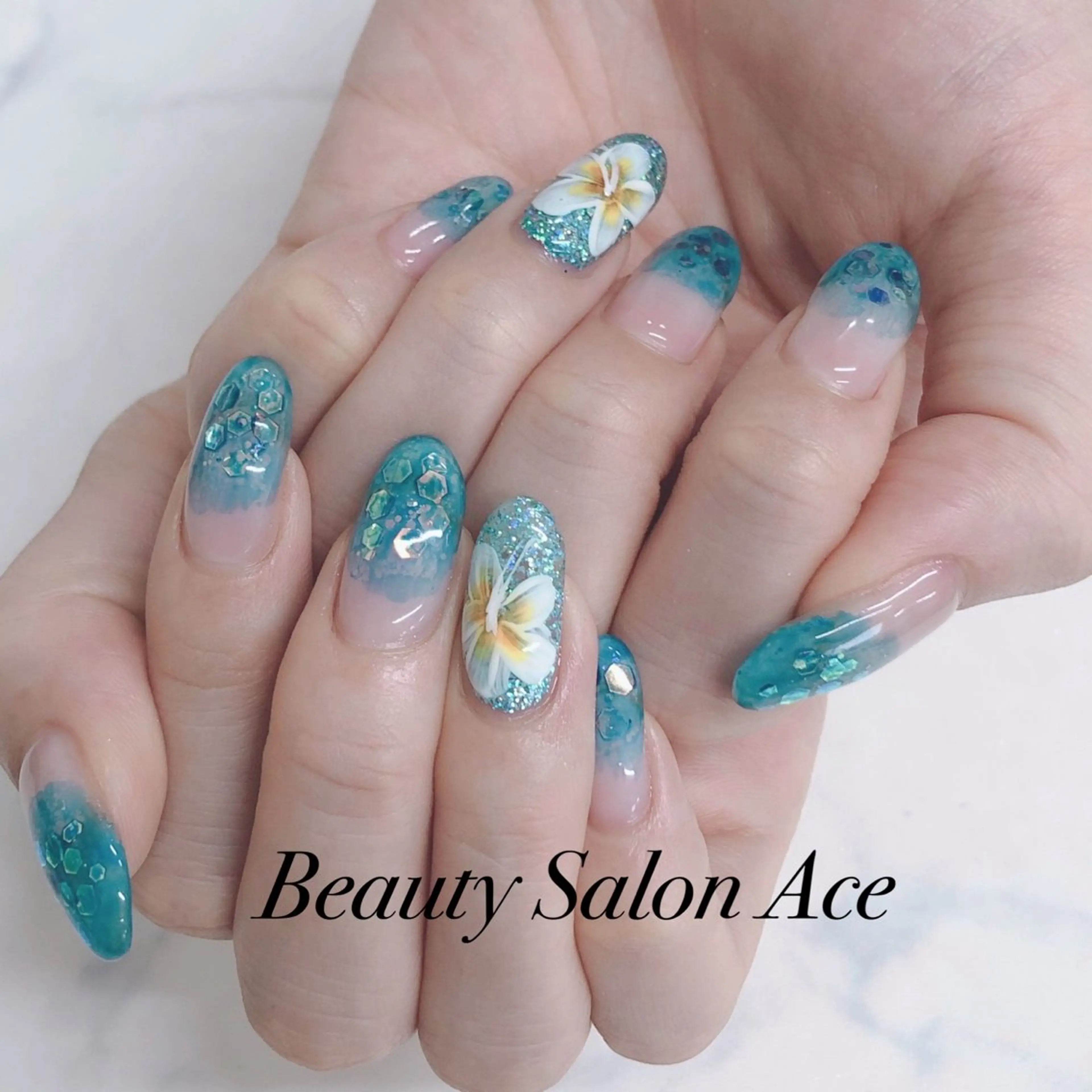 ネイル ラメ(グリッター) メンズネイル 夏ネイル ハンドネイル ハンドケア Beauty Salon Ace（ネイルサロン　エース）所属・池袋フィルイン Ace♡Nailのネイルデザイン