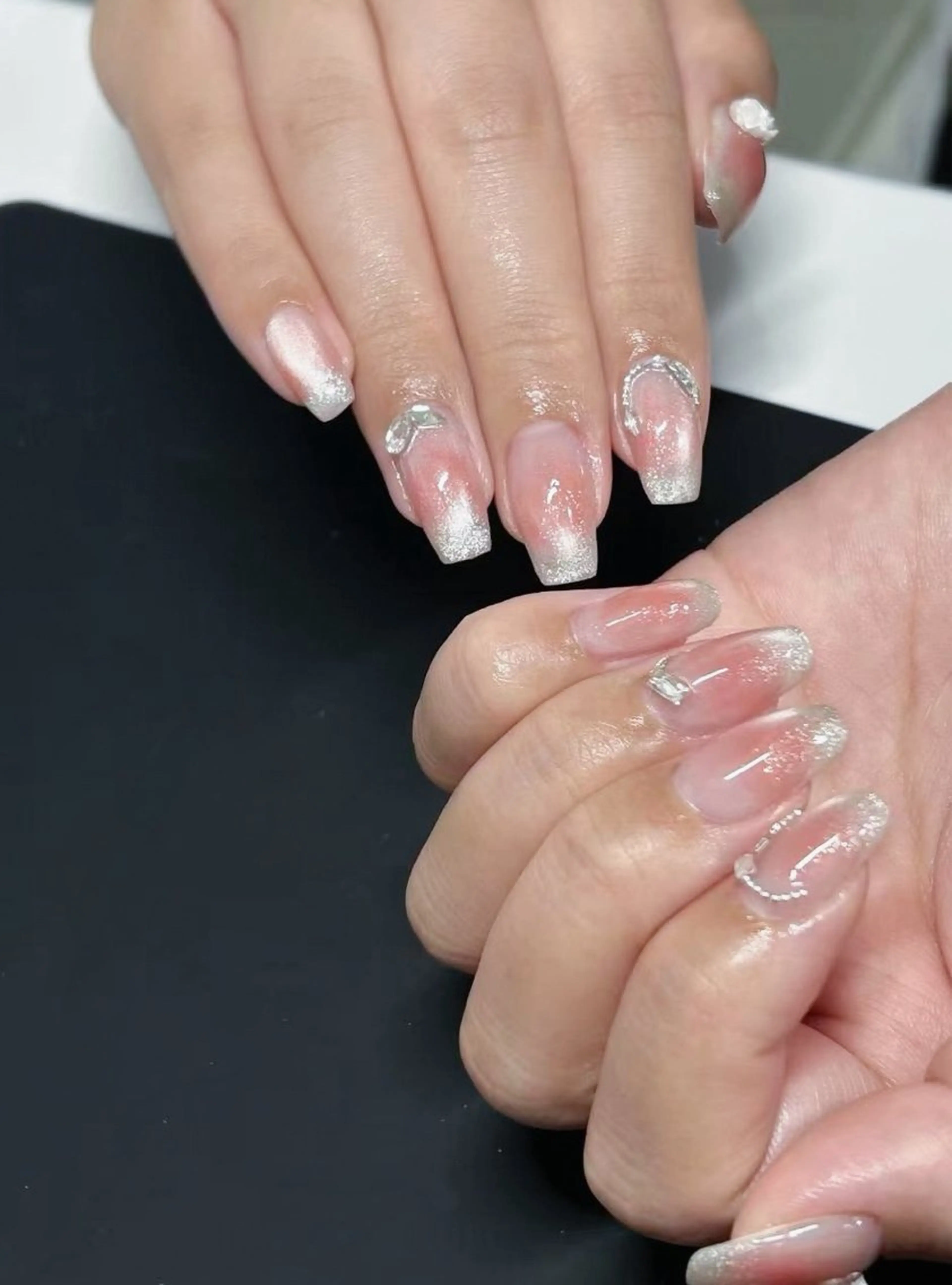 ネイル スカルプネイル シンプルネイル Lu nailsalonのネイルデザイン