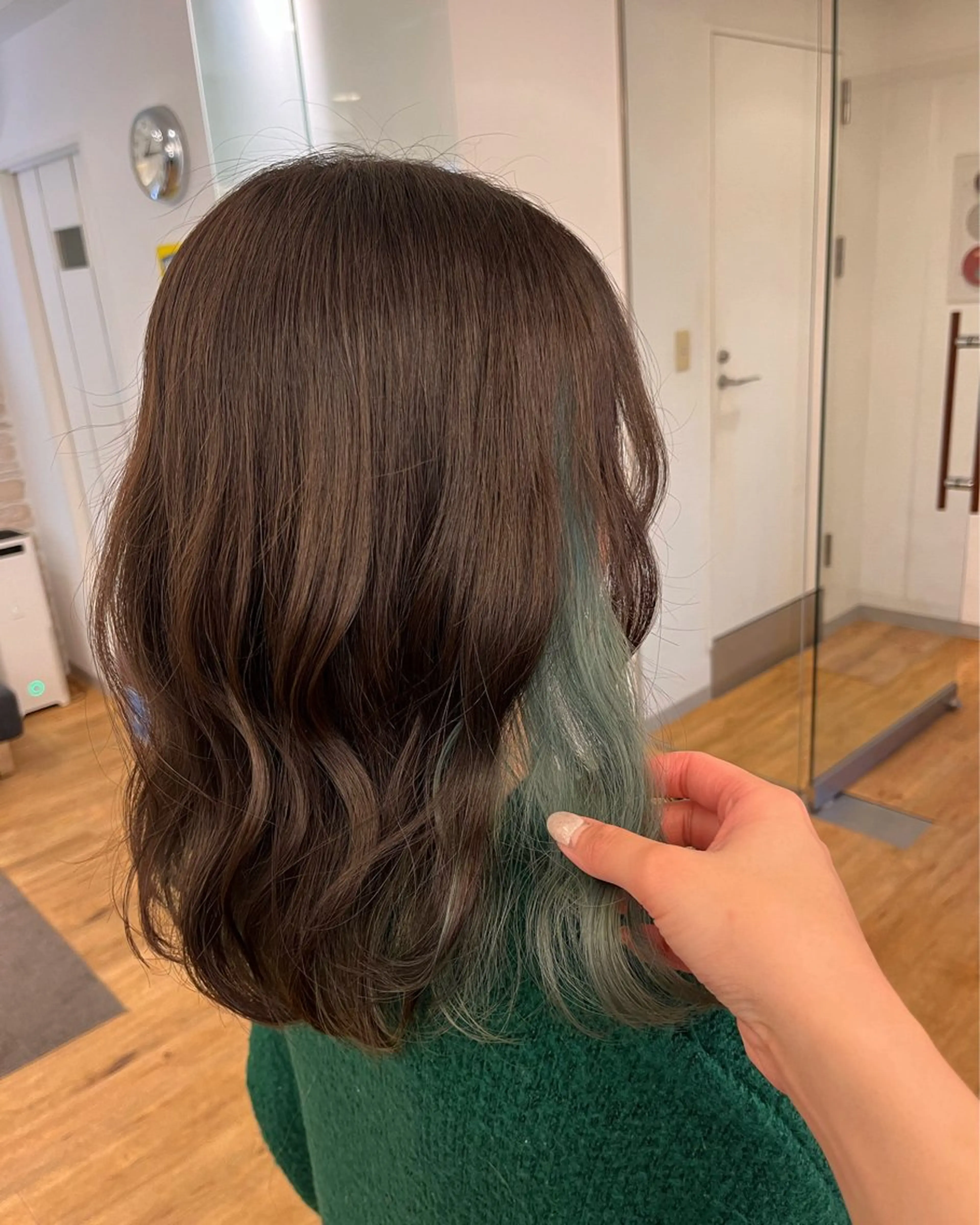セミロング un.le.pont ルカ 🎨のヘアスタイル