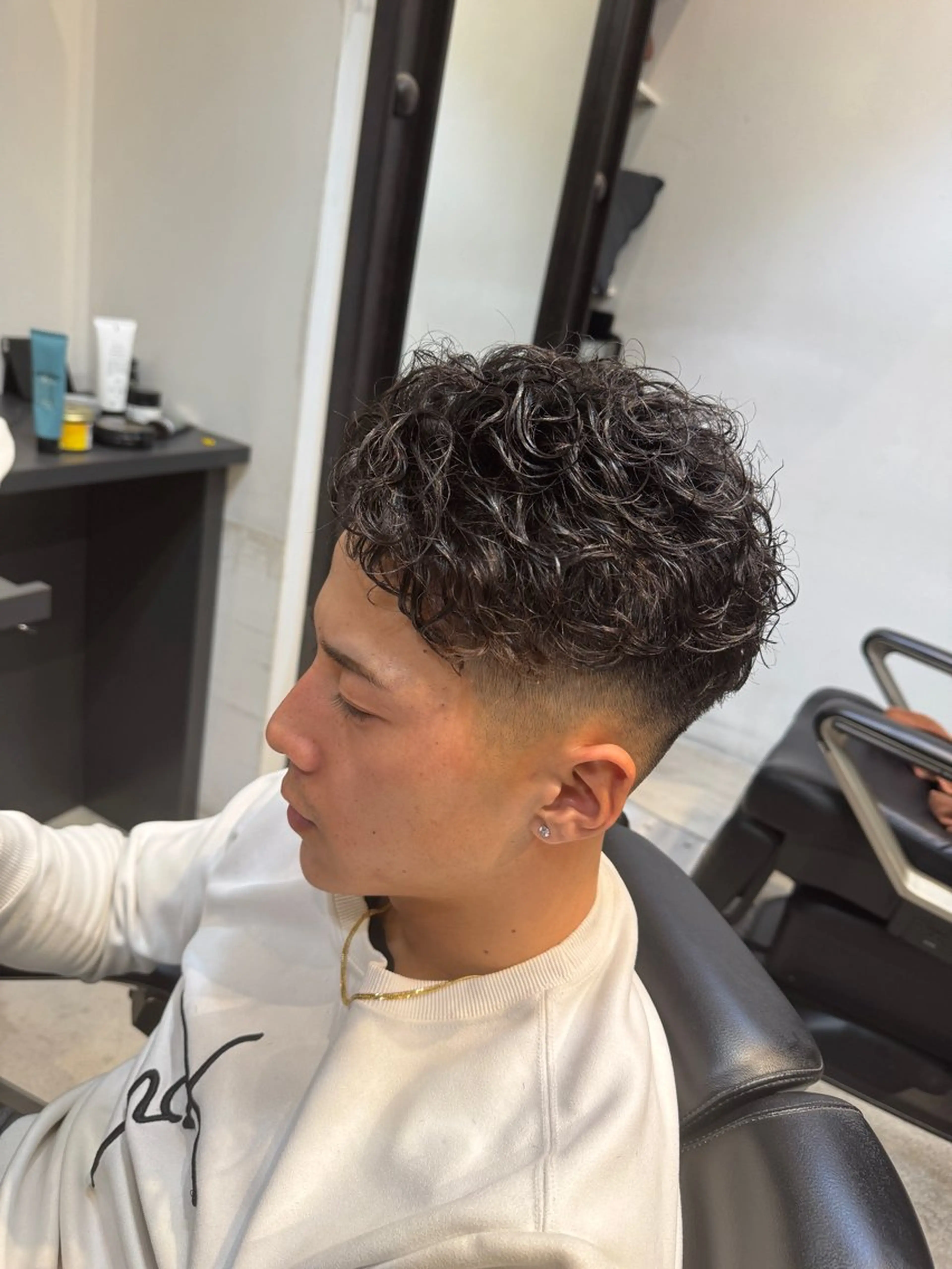 パーマ メンズ メンズパーマ 藪野 悠のヘアスタイル