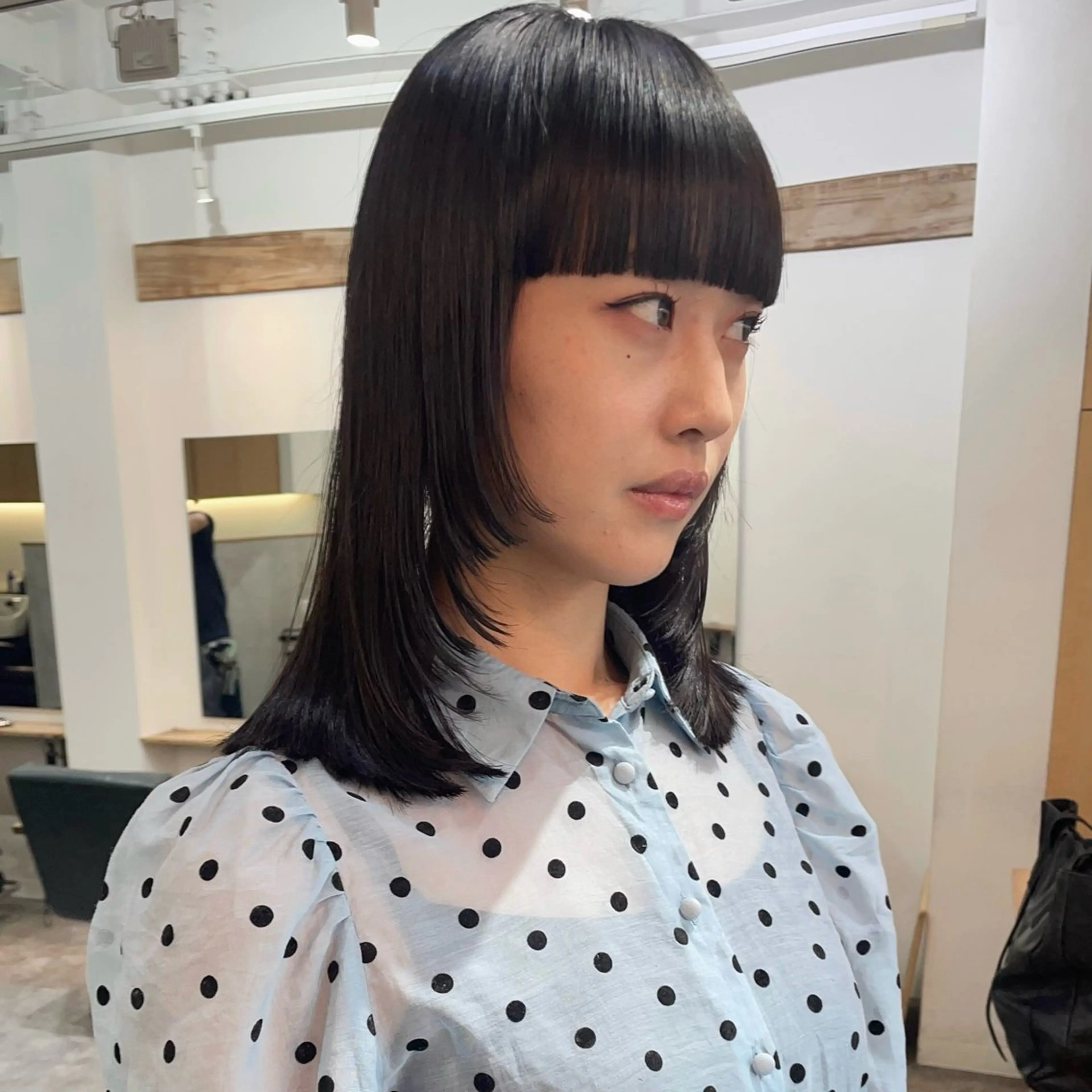 セミロング パーマ 縮毛矯正 カット 縮毛矯正 トリートメント 野村矩樂/パーマ /縮毛矯正のヘアスタイル