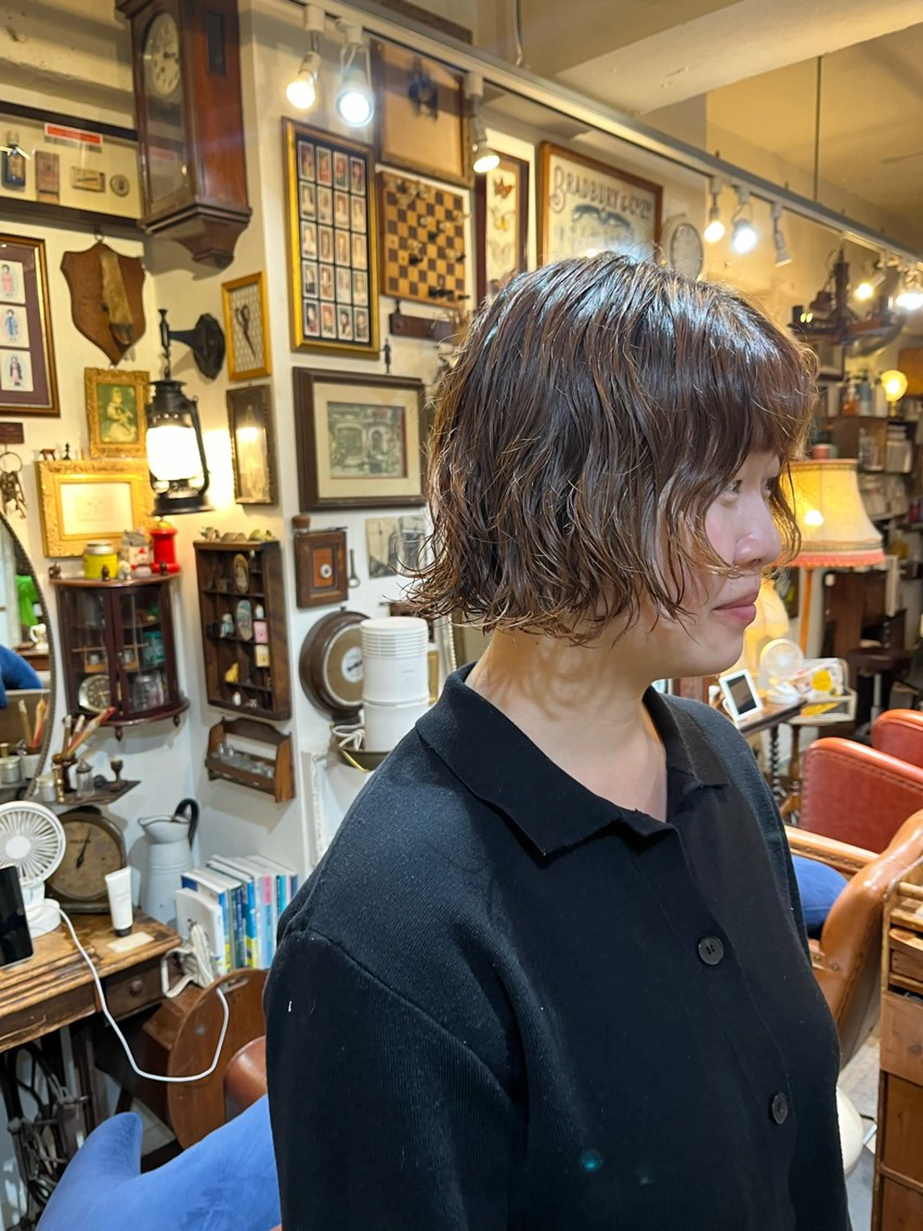 ショート パーマ 朝が楽なパーマ 🌱ショート/緒方椋のヘアスタイル