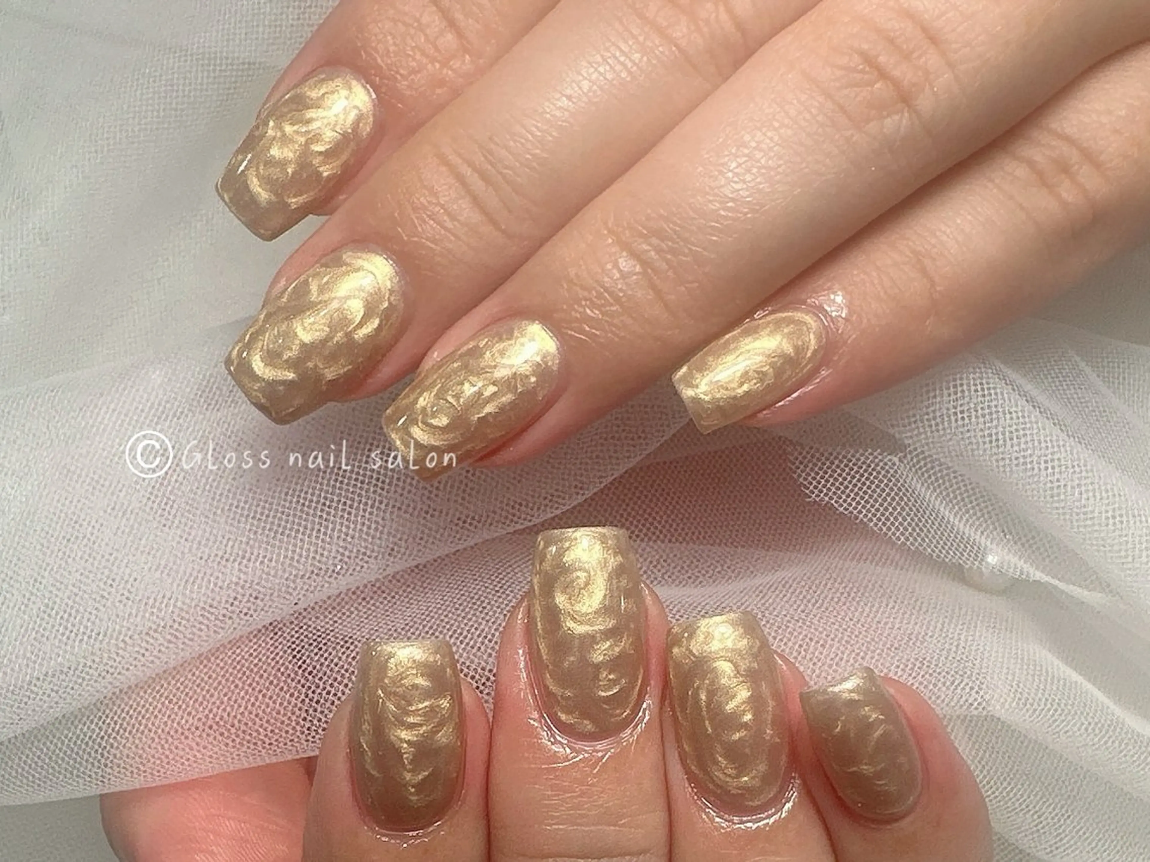 ネイル アヤカ☘️Gloss nailのネイルデザイン