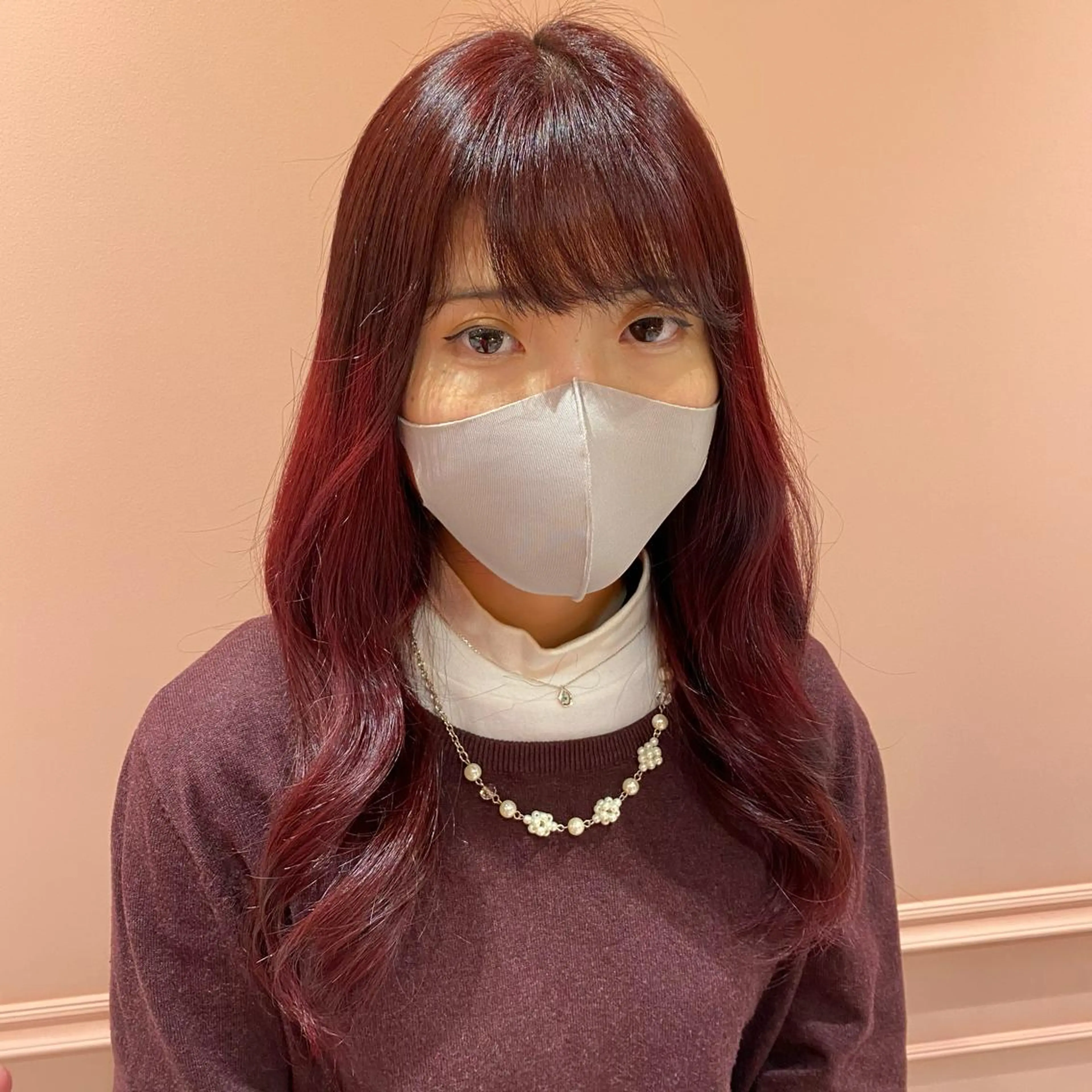 ロング カラー MOE🐈‍⬛🎀 エクステ/ワンホンのヘアスタイル