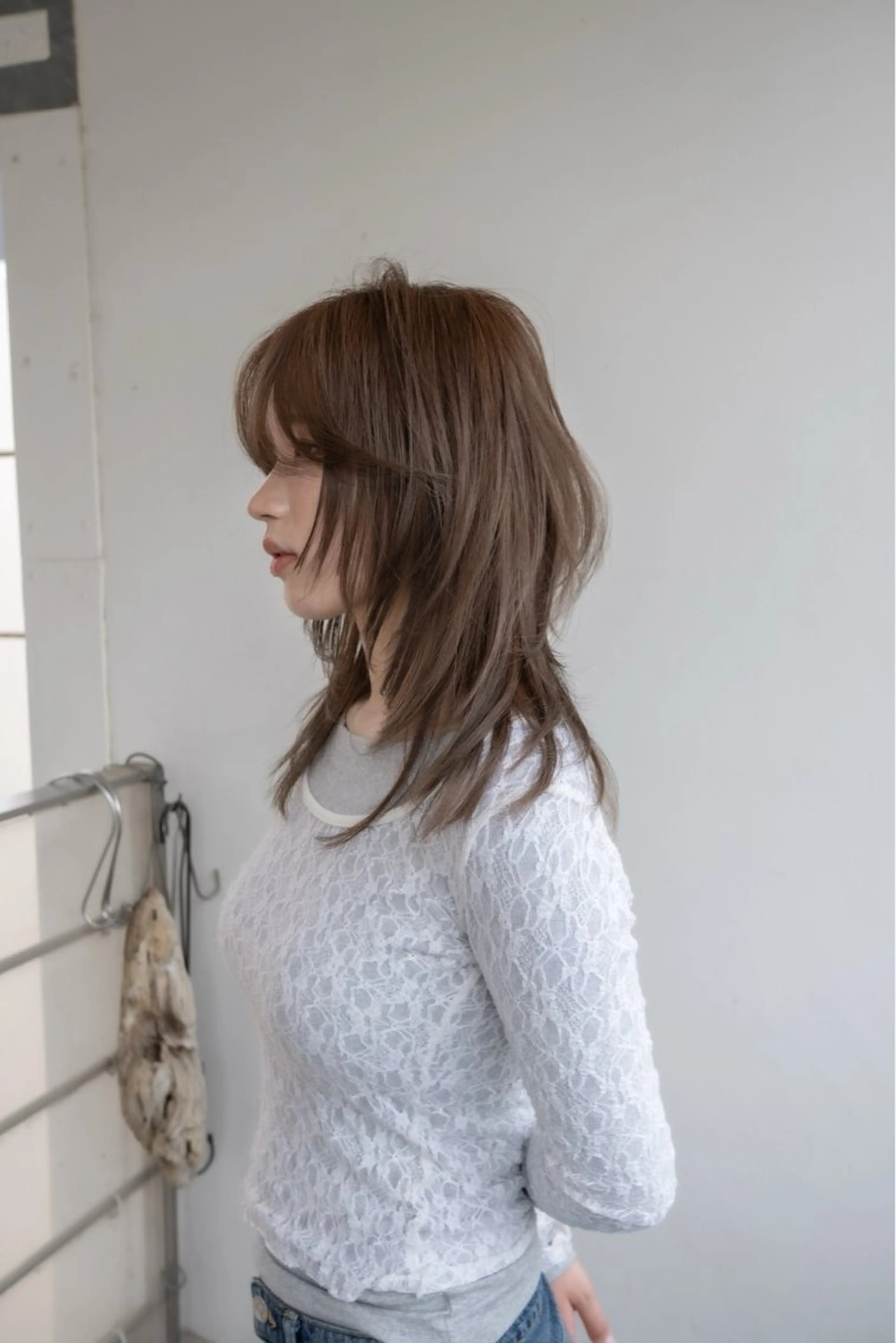 セミロング カラー ショート/レイヤー なら石井知希のヘアスタイル