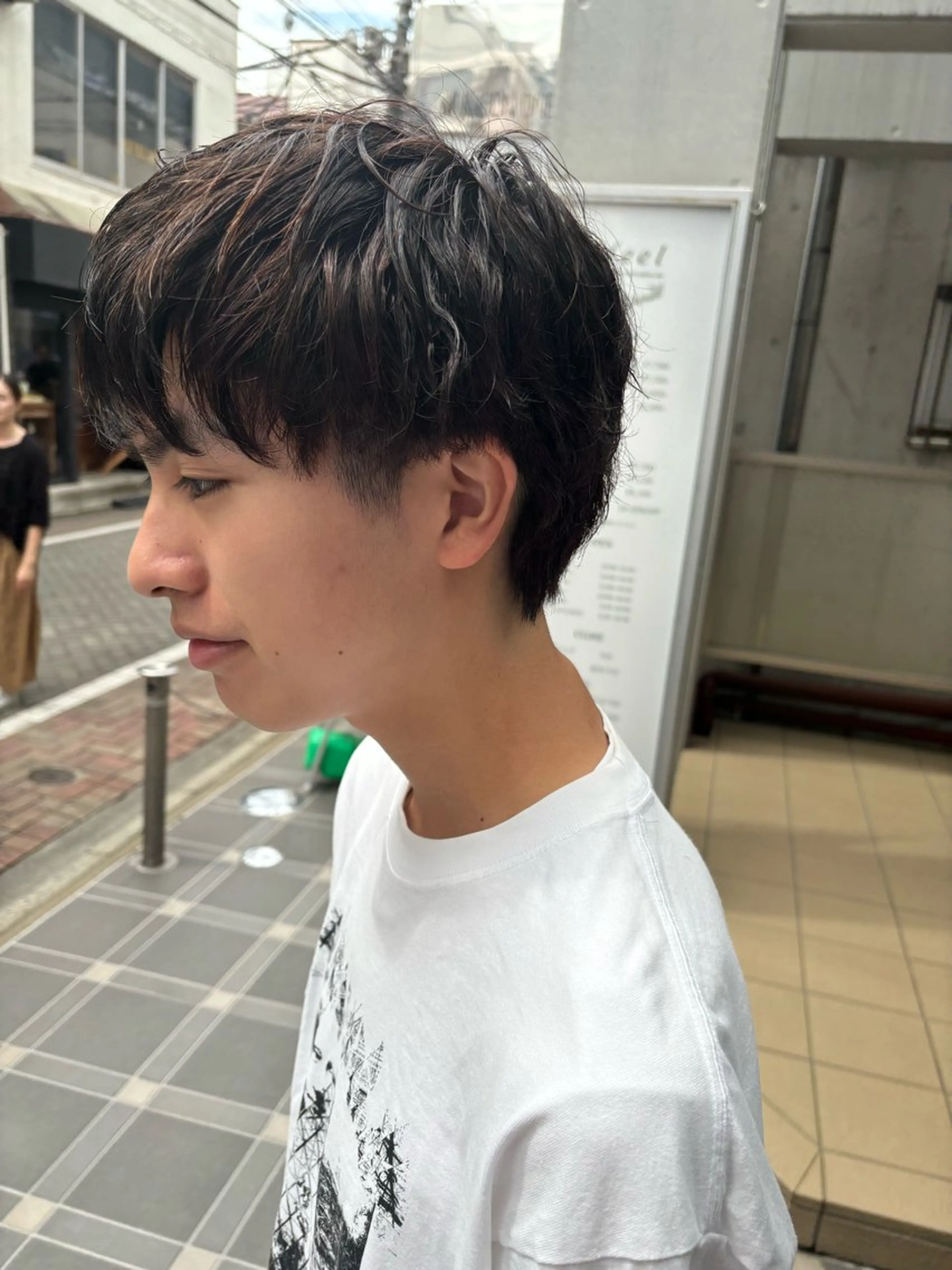 パーマ メンズ 池田理紗/ bob/メンズカットのヘアスタイル