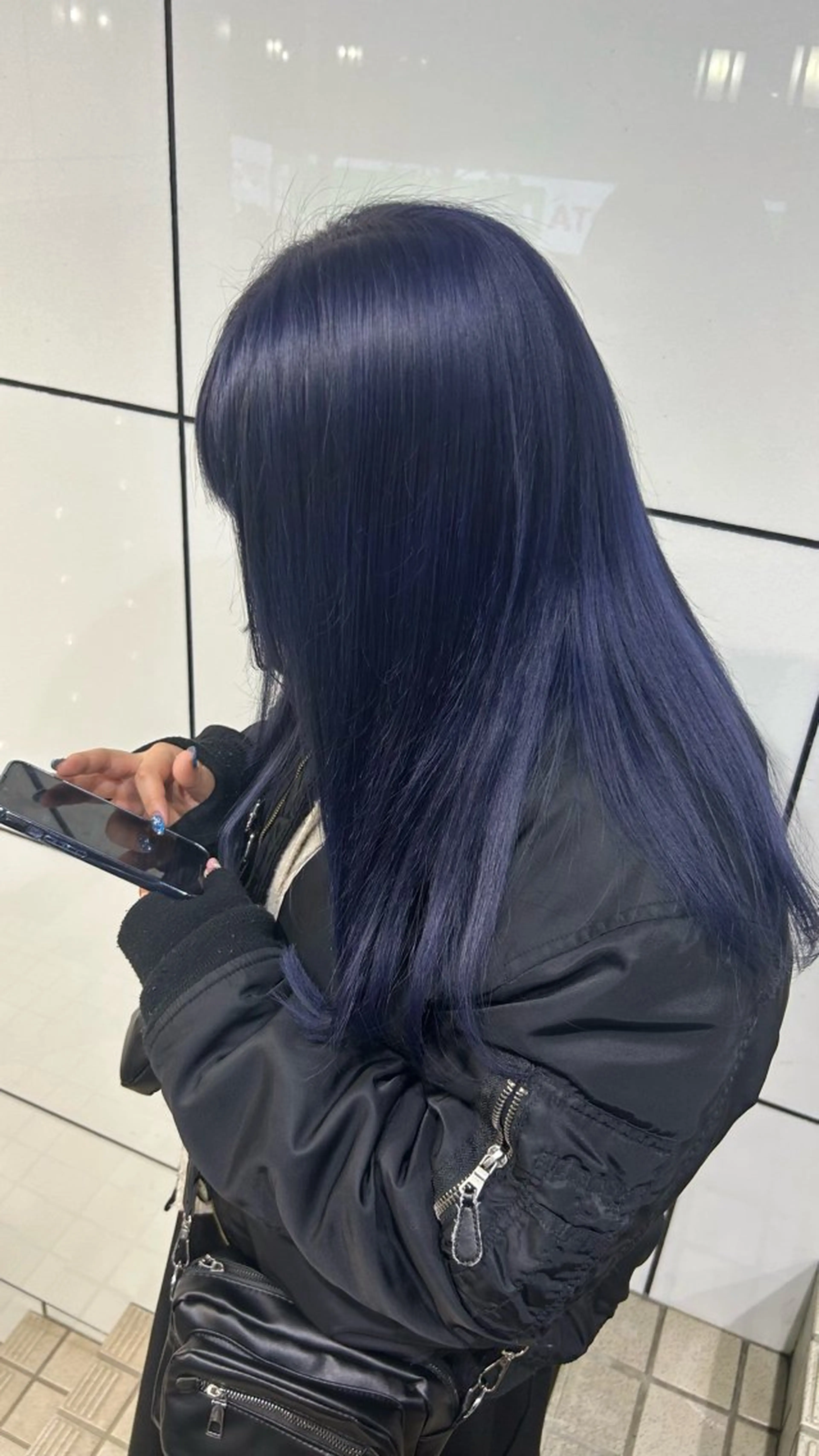 セミロング カラー ブリーチ ケアブリーチ 透明感カラー デザインカラー ダブルカラー ヘアカラー メンズ特化/マツエク AYAKA🌙のヘアスタイル