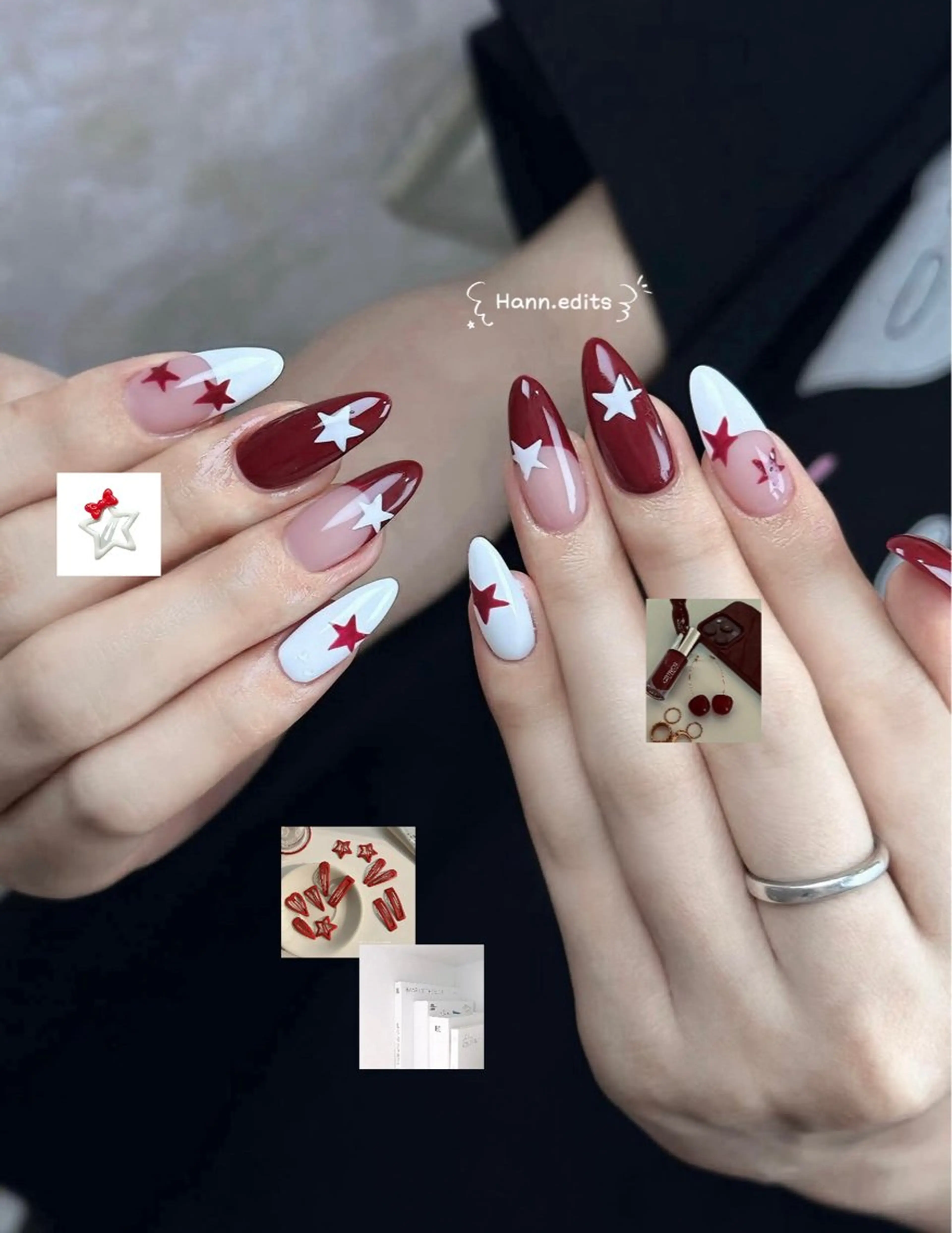 セミロング 韓国風ヘア ハンドネイル Aila Nail ShinOkuboのネイルデザイン