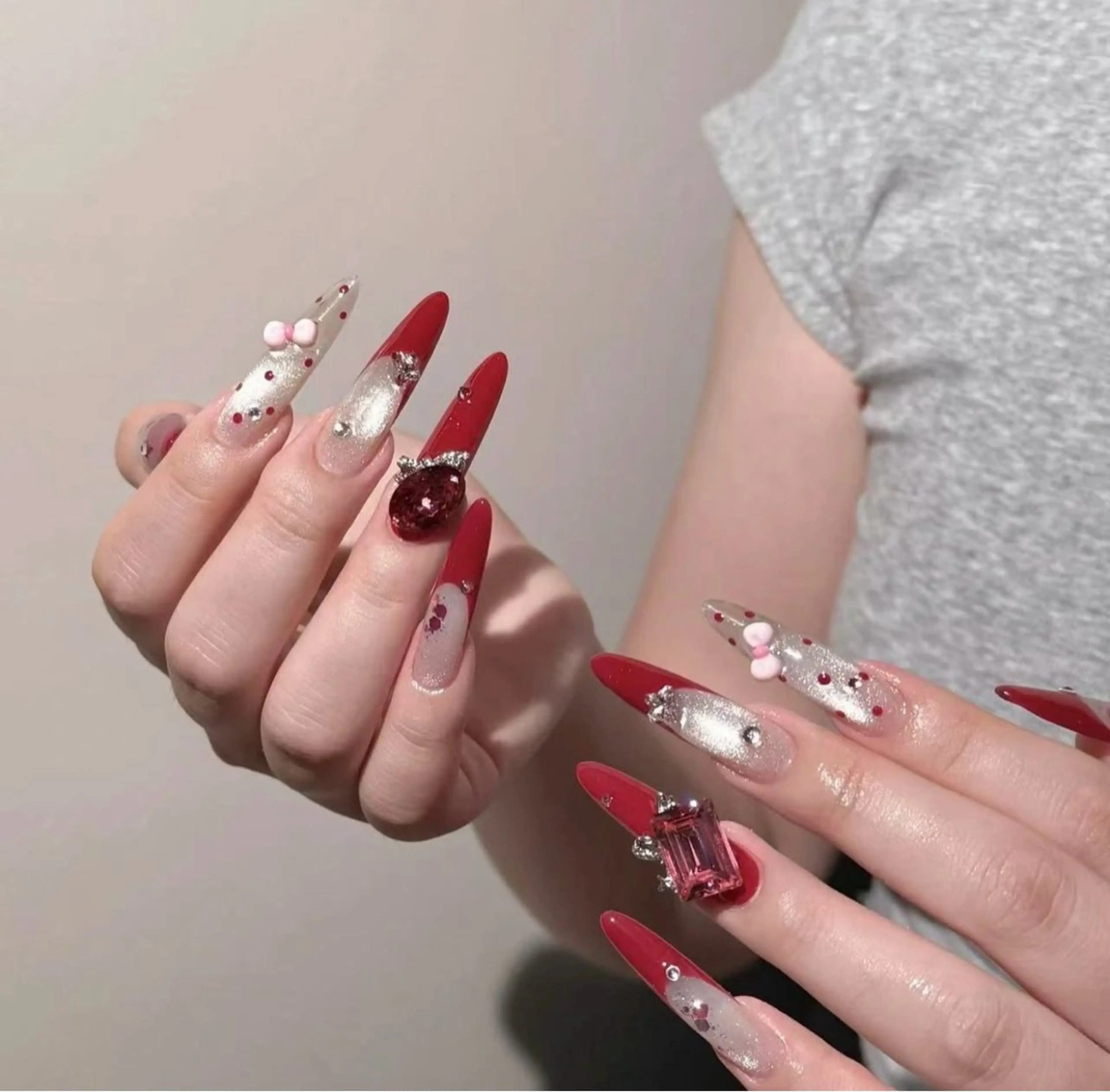 ネイル ハンドネイル 長さだし専門店 M2 rikaのネイルデザイン