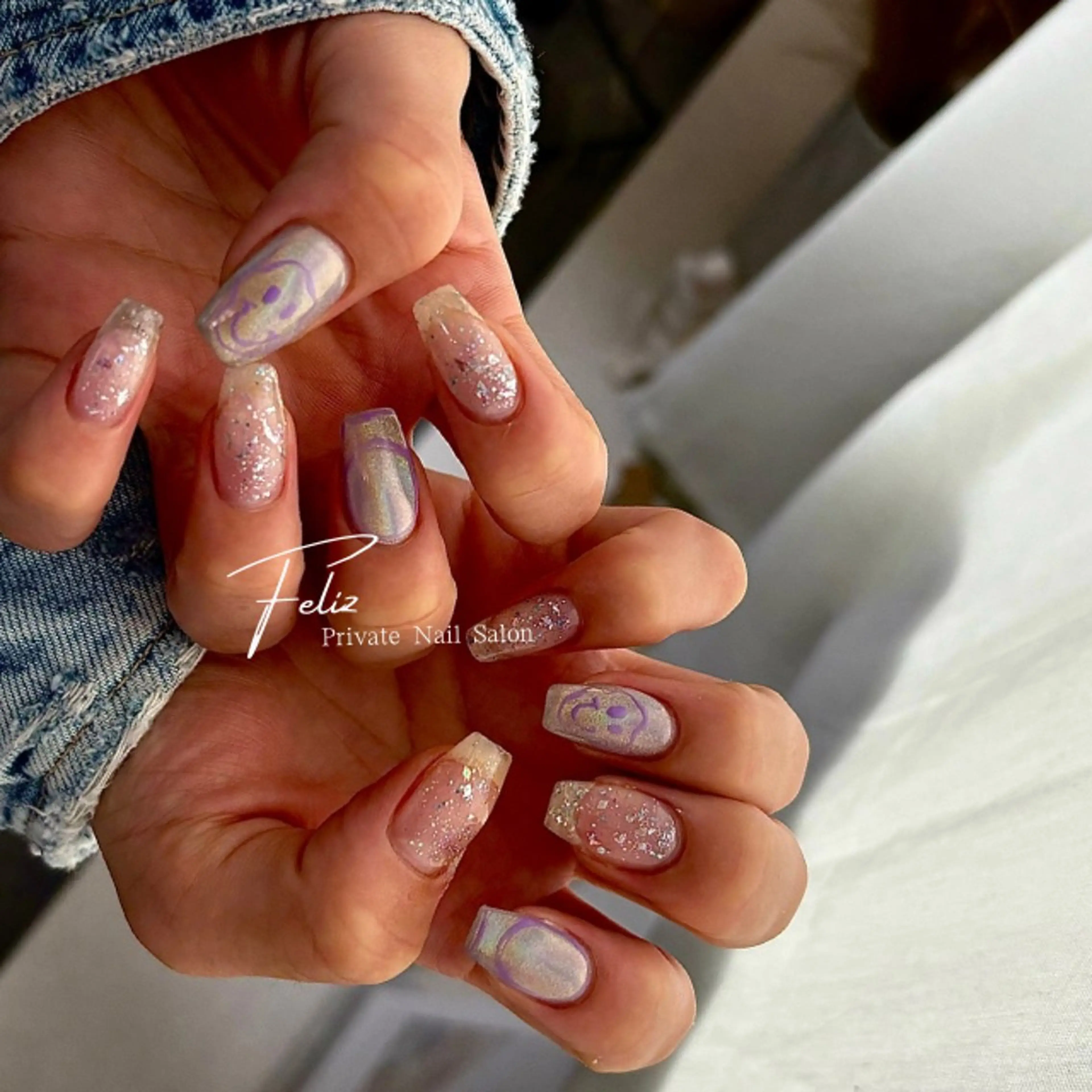 ネイル ハンドネイル ハンドケア Feliz 楽しいネイルサロンのネイルデザイン