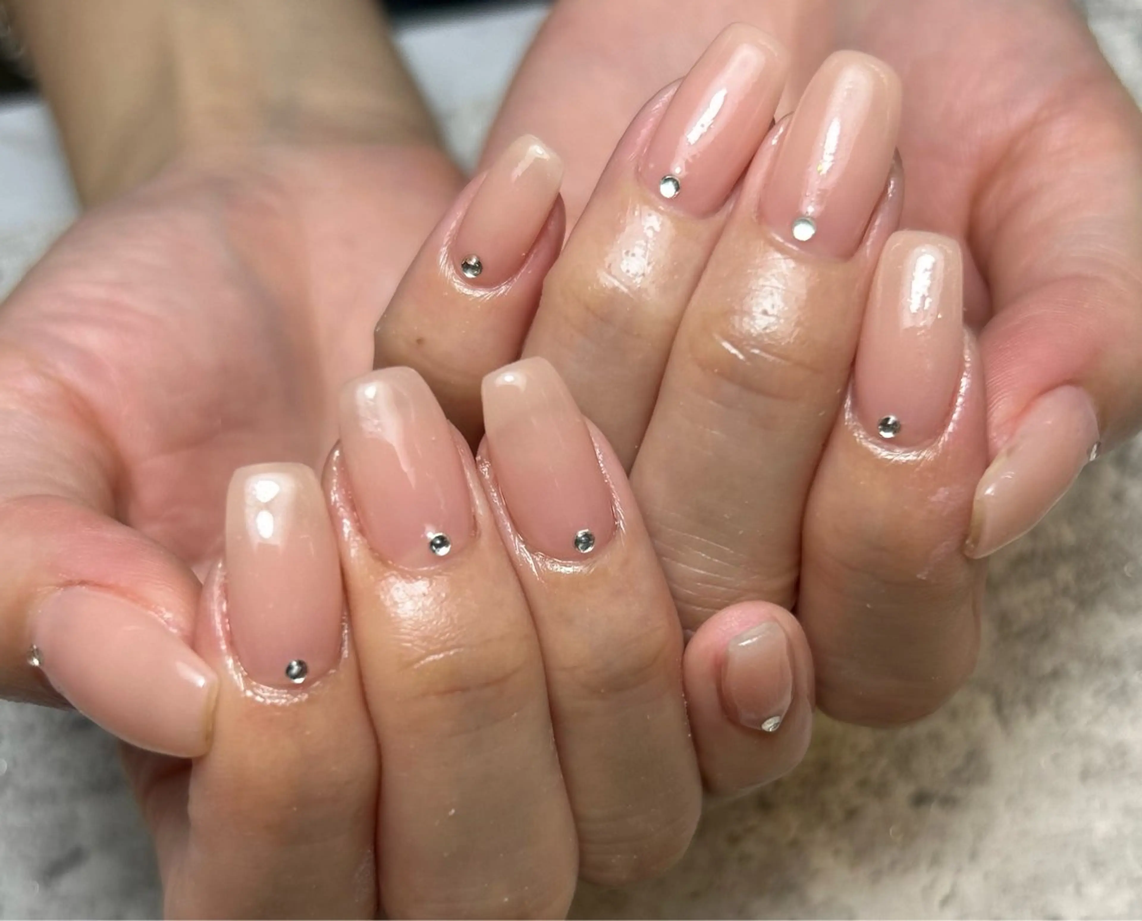 ネイル ワンカラーネイル 東十条muumii ネイルまつ毛のネイルデザイン