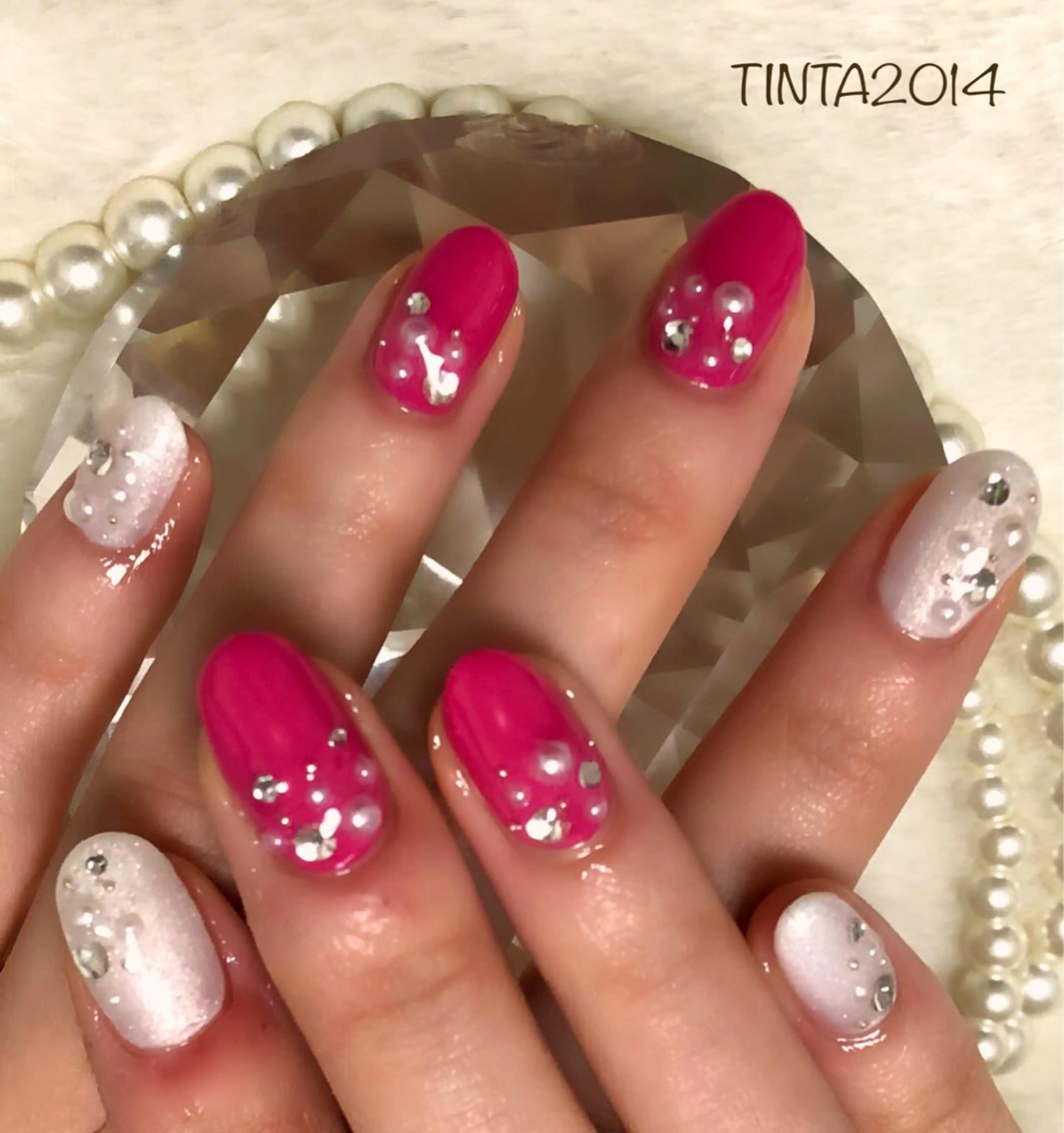 ネイル キラキラネイル ネイルサロン ティンタ所属・馬場 典子のネイルデザイン