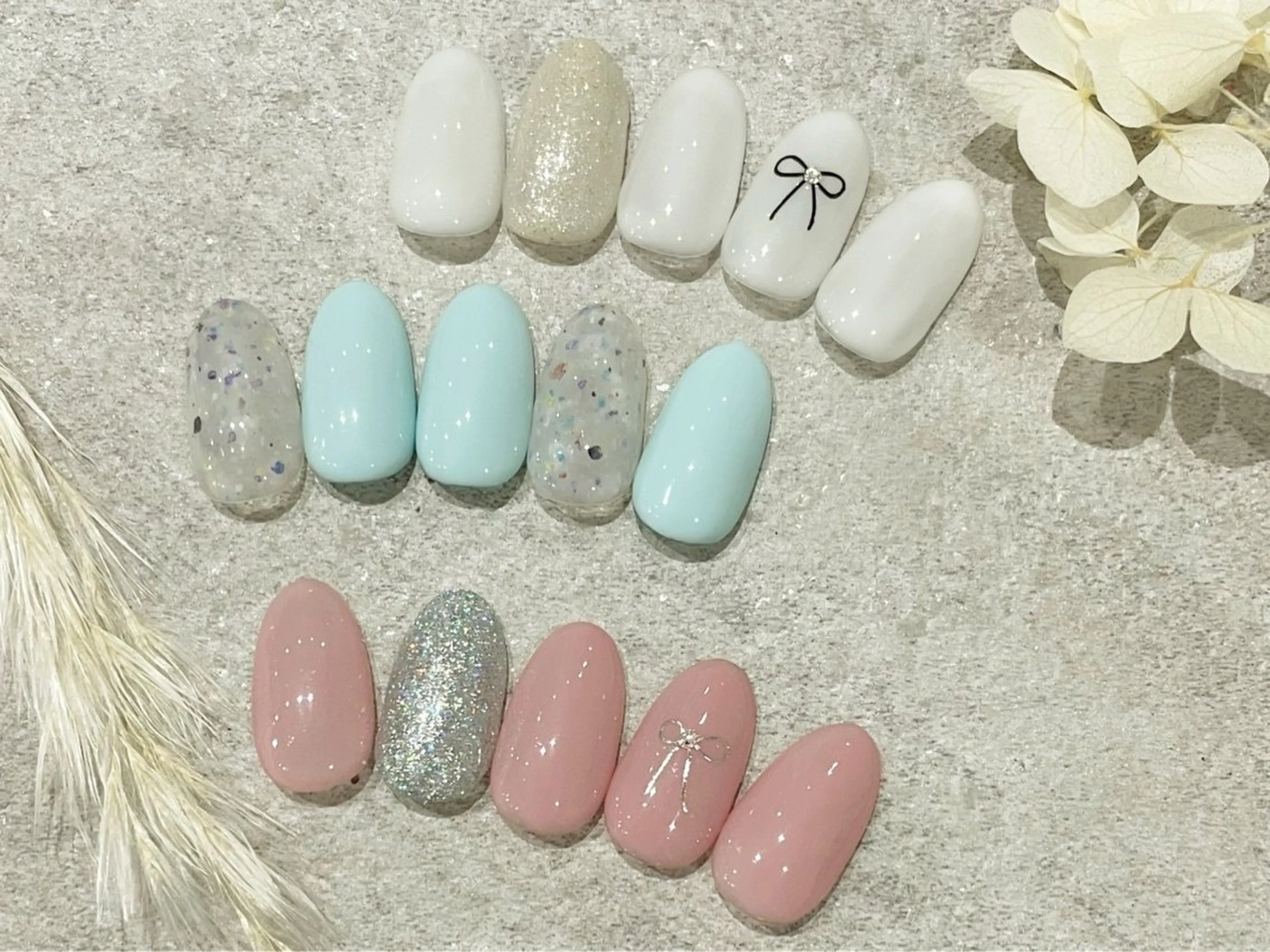 ネイル アピュレ モデル募集のネイルデザイン