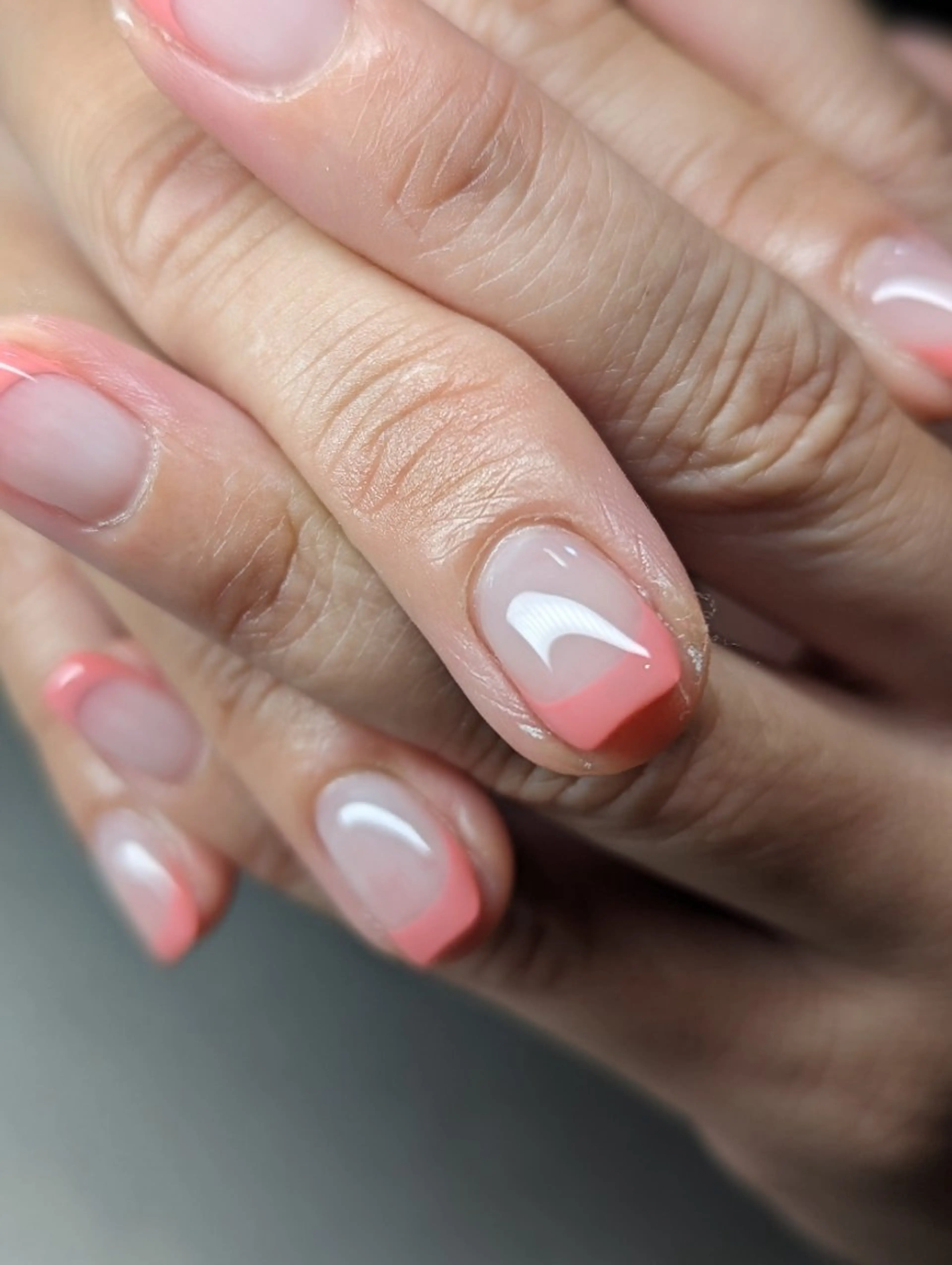 ネイル フレンチネイル ハンドネイル Nailsalon BEeR。のネイルデザイン
