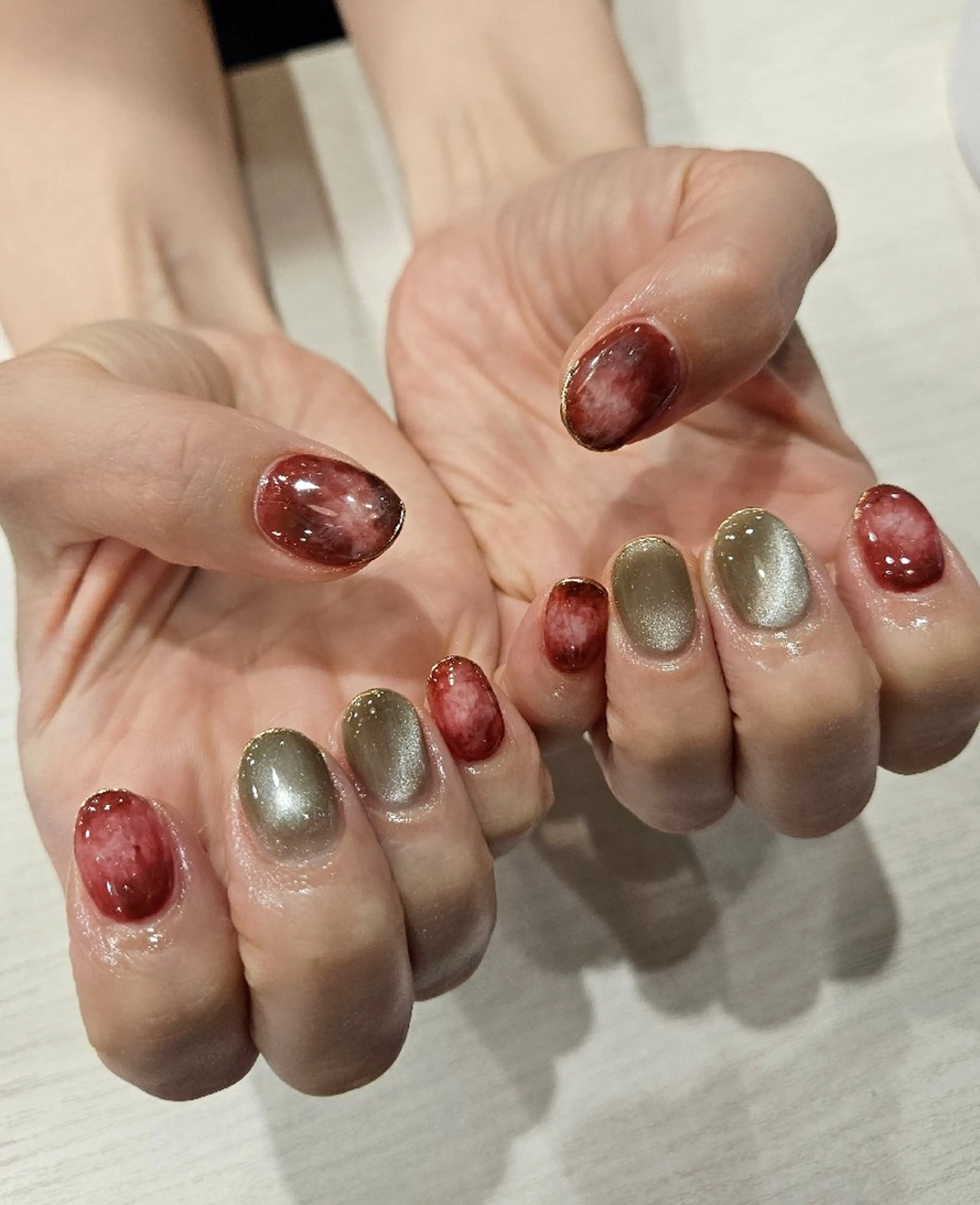 ネイル ハンドネイル 関口 友菜のヘアスタイル