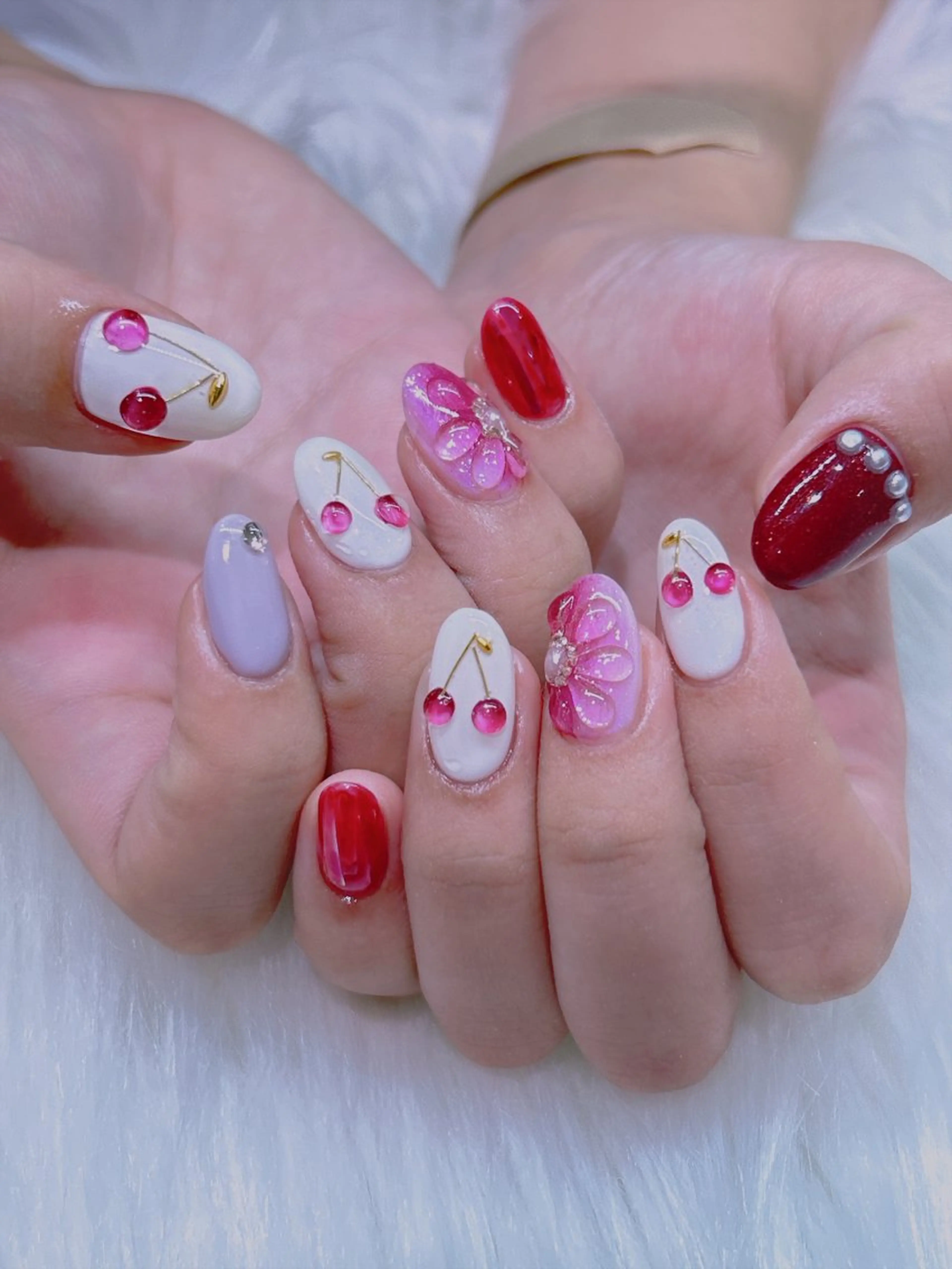 ネイル 長さだし専門店 M2　rikaのネイルデザイン